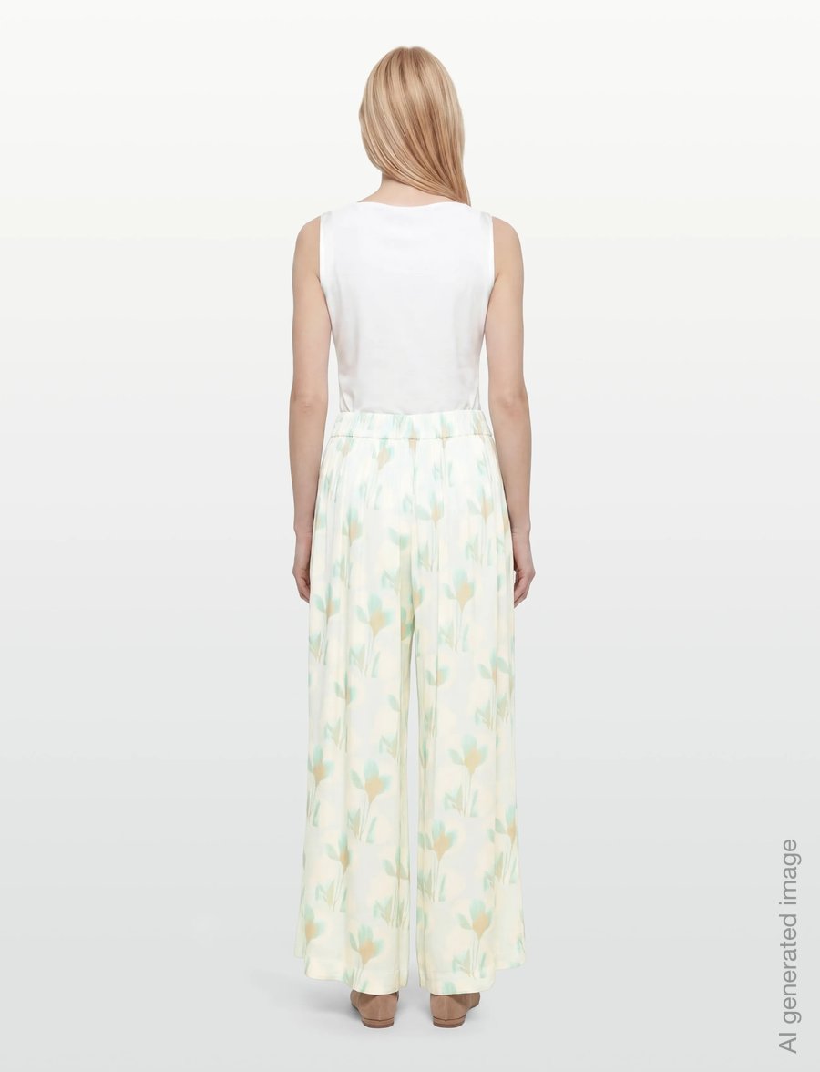 BOSS - Talini - wide leg trousers - open miscellaneous - 4