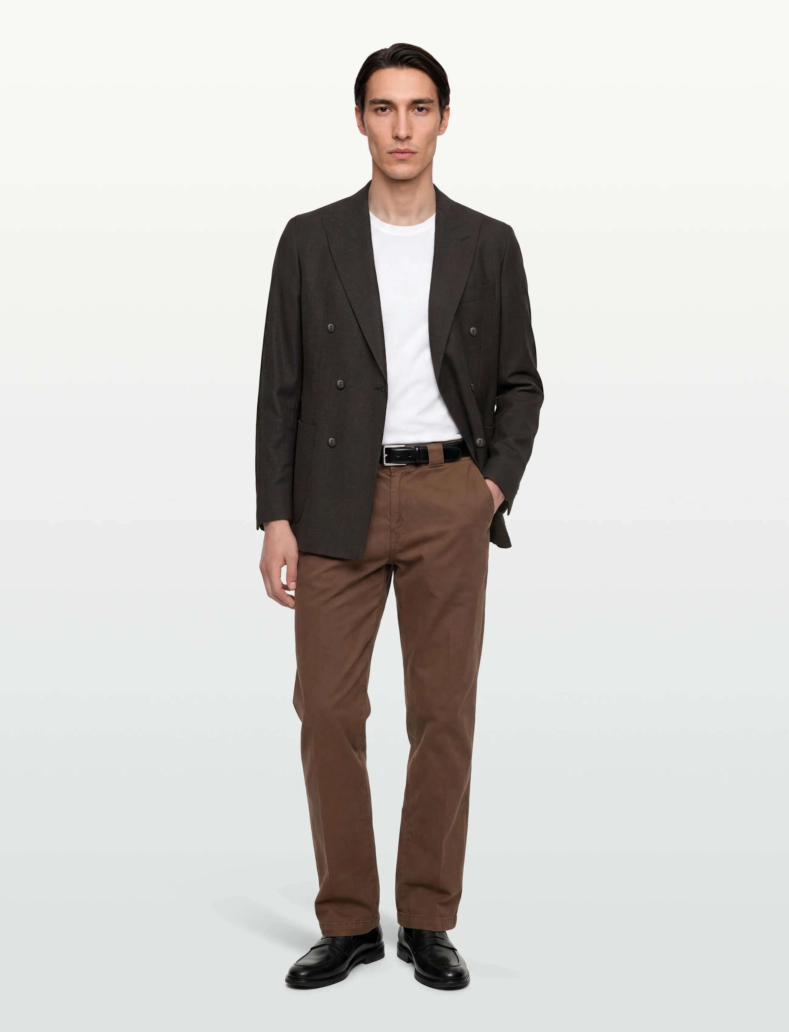 BOSS C-Hanry-DB-262 - Ülikonnad ja pintsakud - DARK BROWN / brown