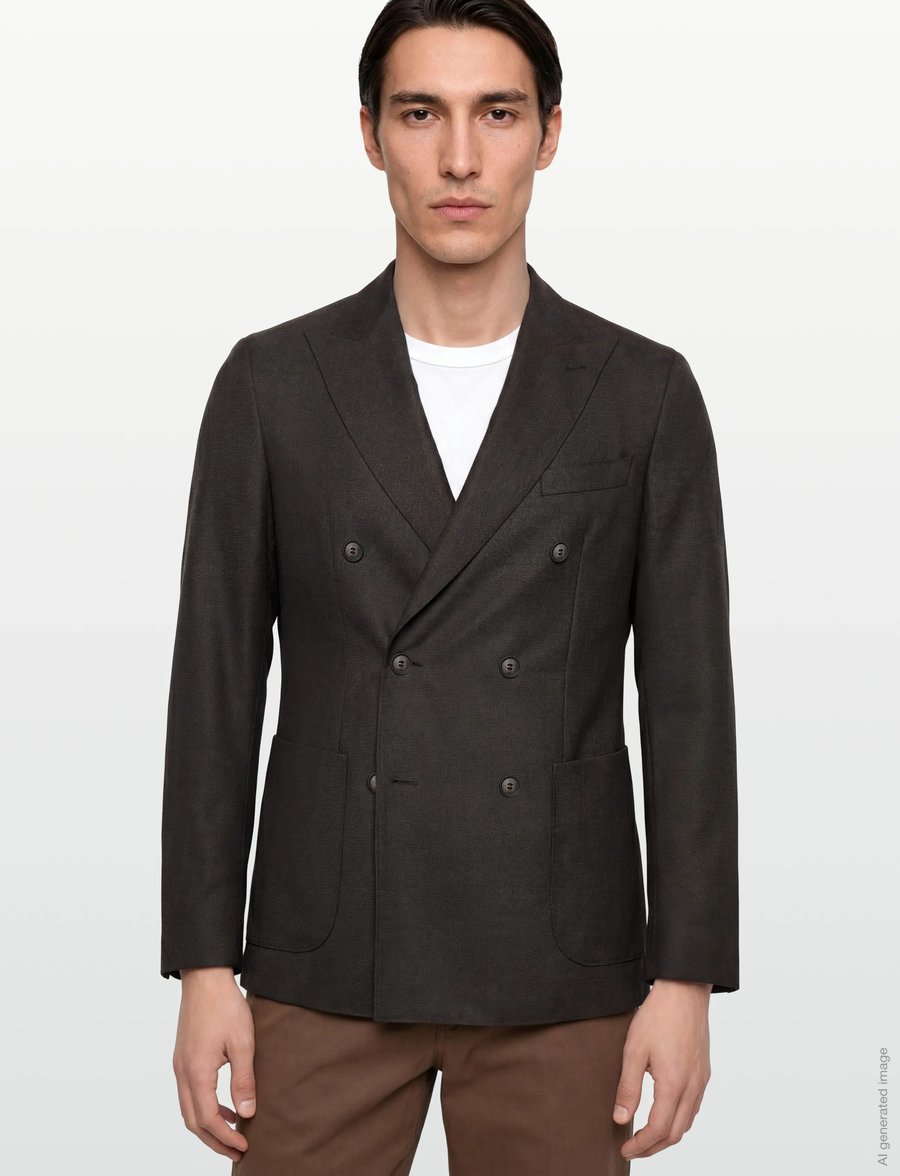 BOSS - C-Hanry-DB-262 - zweireiher - dark brown - 3