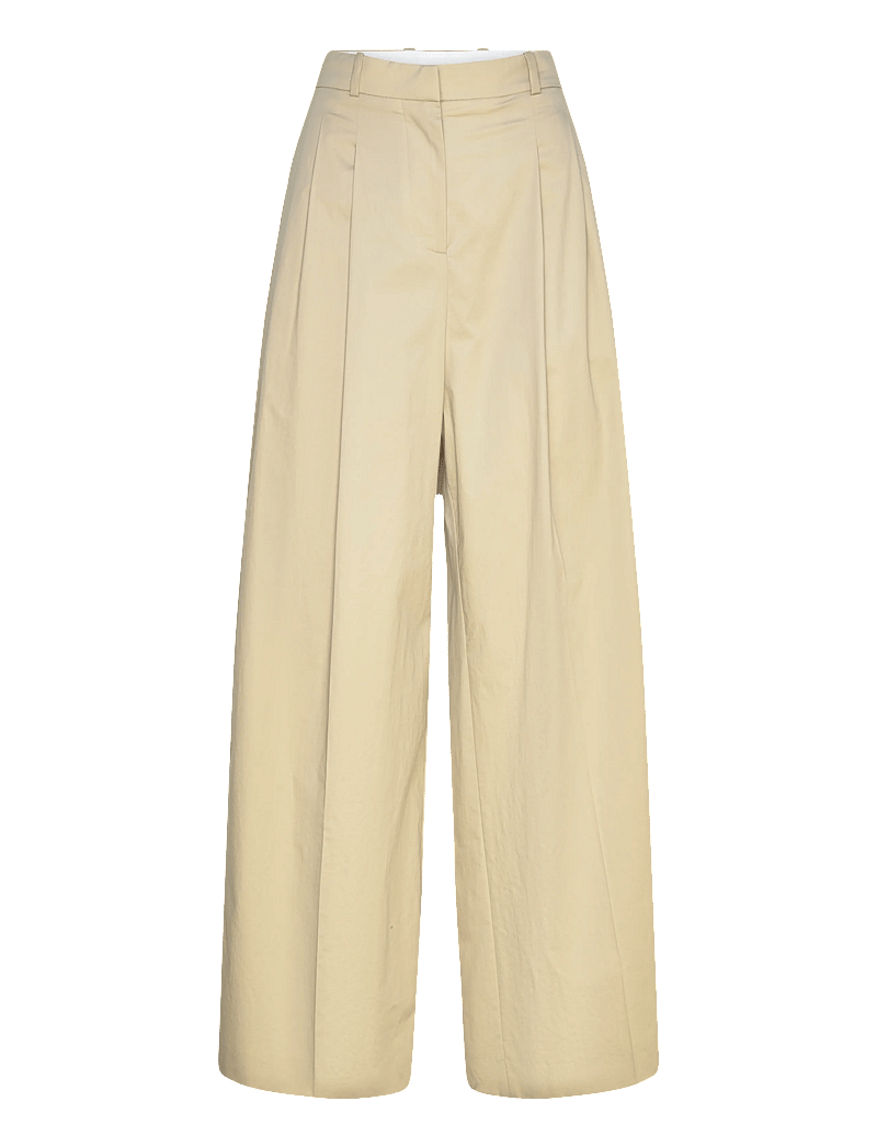 BOSS - TANIADA1_FS_C - wijde broeken - open beige - 0