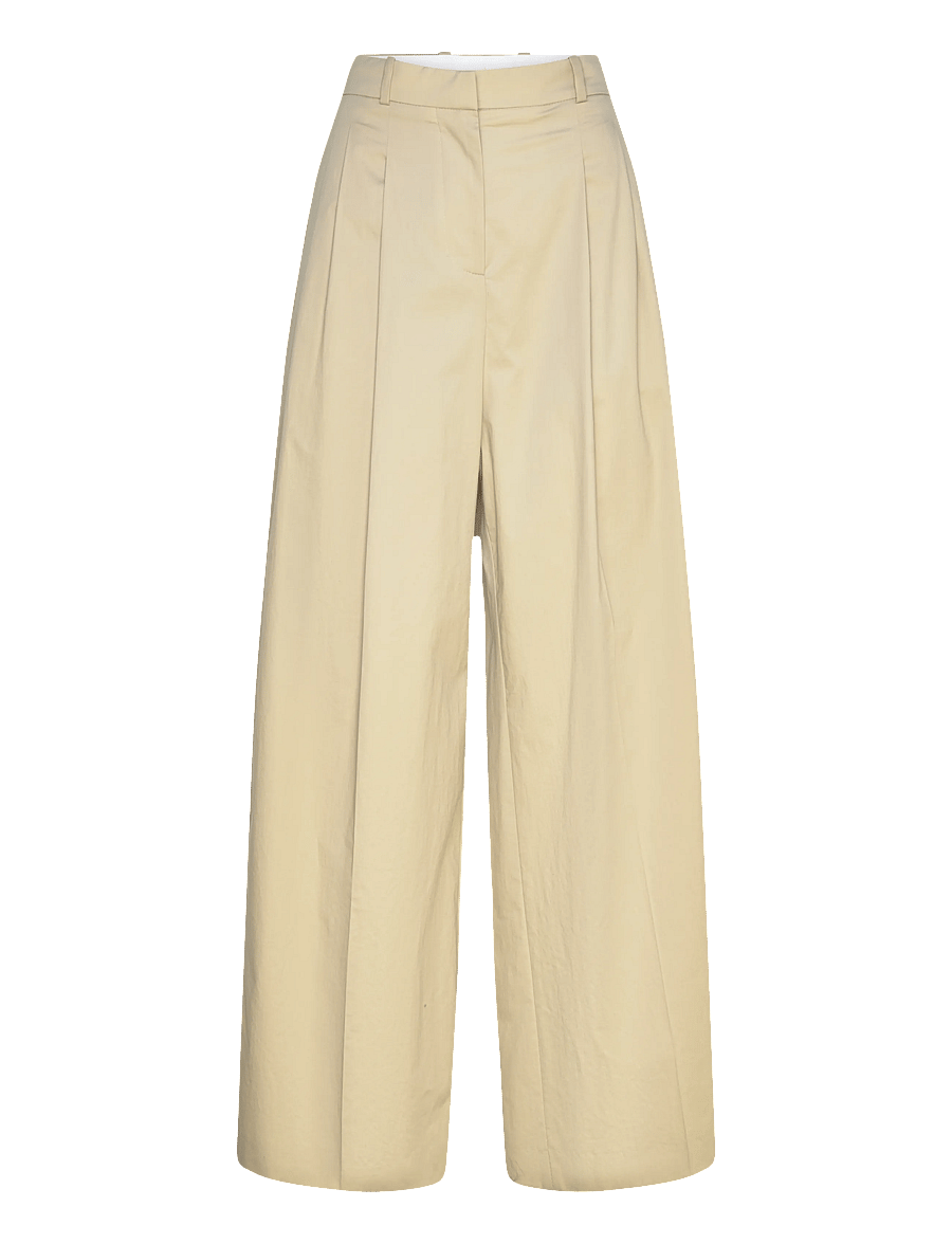 BOSS - TANIADA1_FS_C - hosen mit weitem bein - open beige - 1