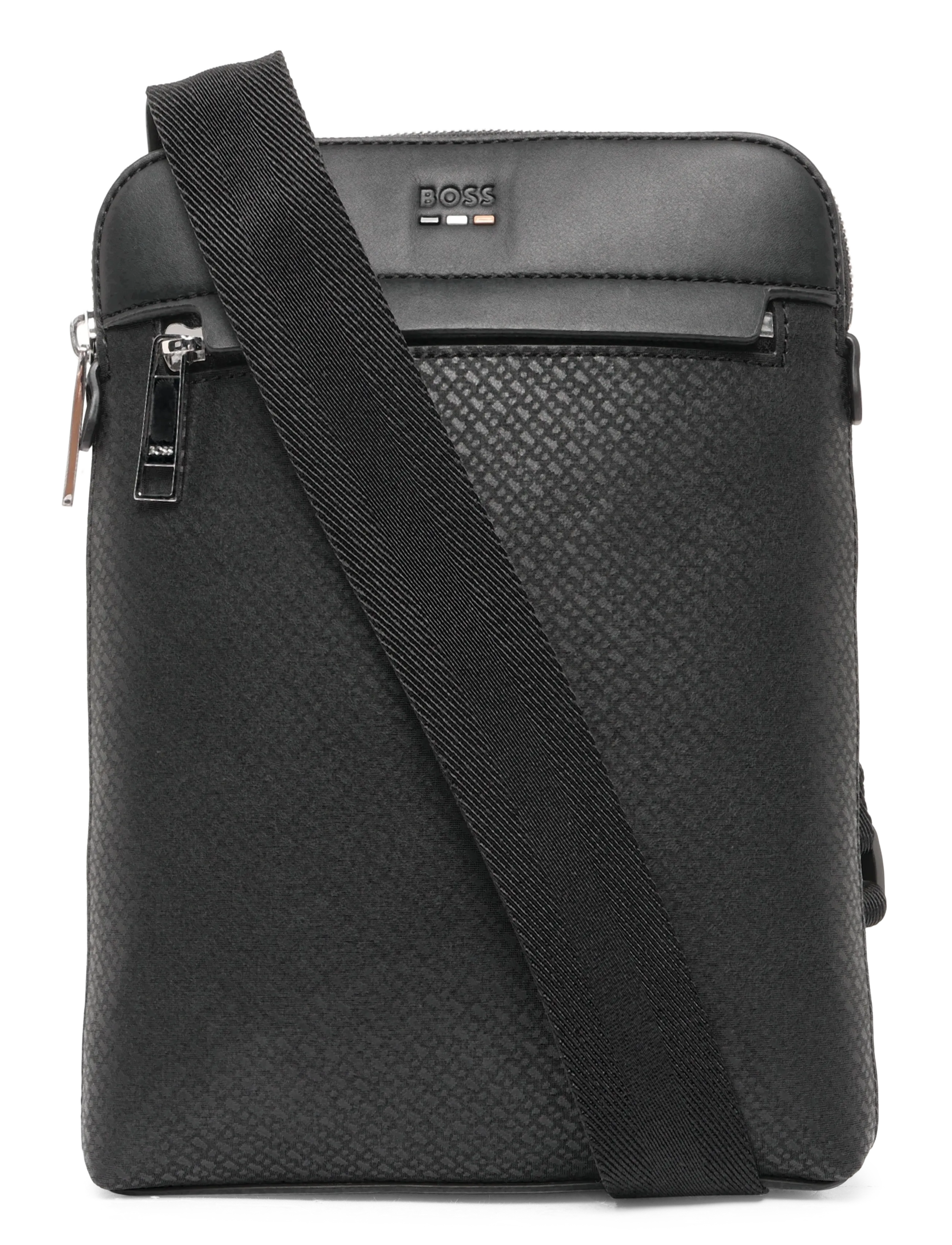 BOSS Ray_Mp_Envelope, One Size, Black, Tasker > Crossbody-Tasker, Herre