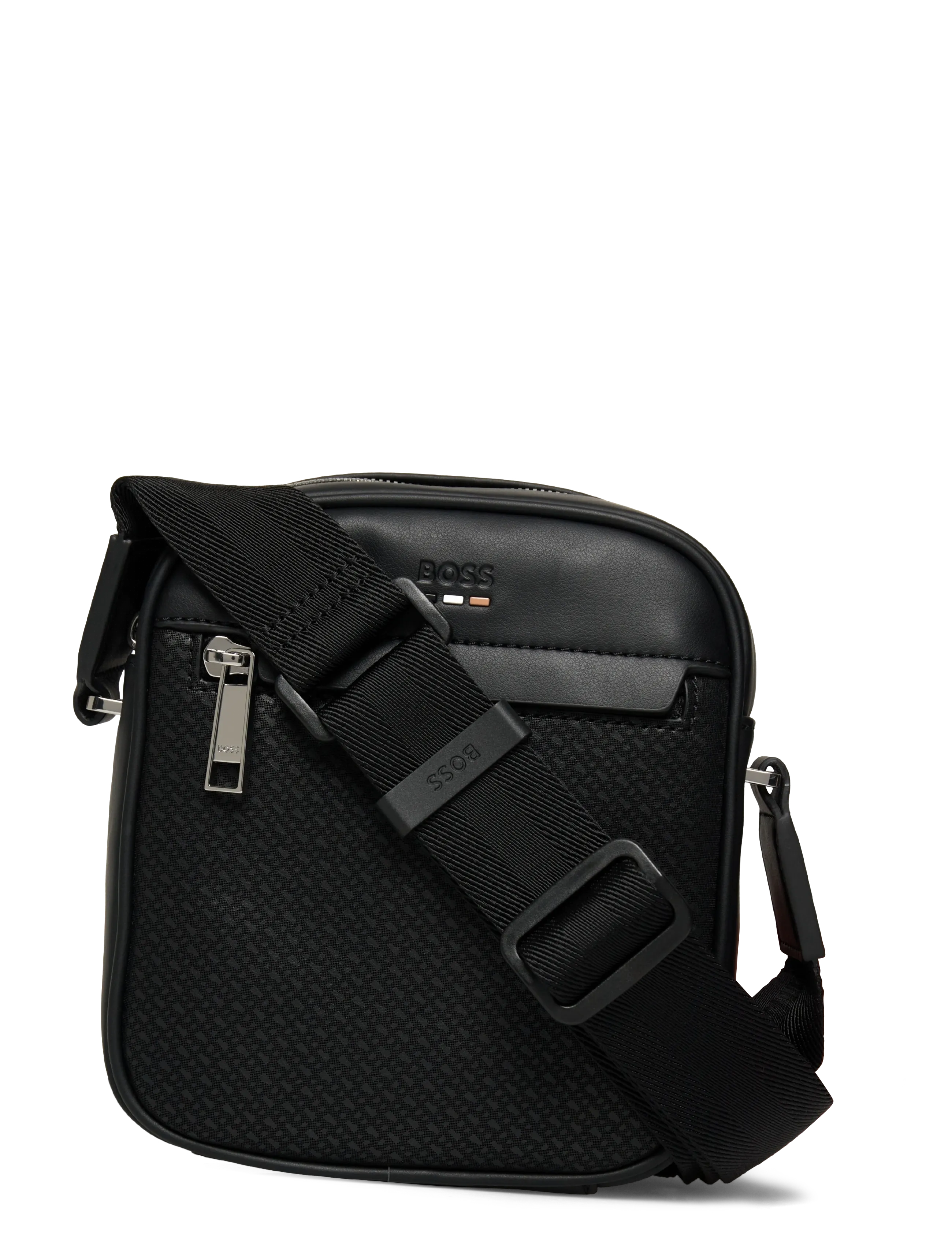 BOSS Ray_Mp_Ns Zip, One Size, Black, Tasker > Crossbody-Tasker, Herre