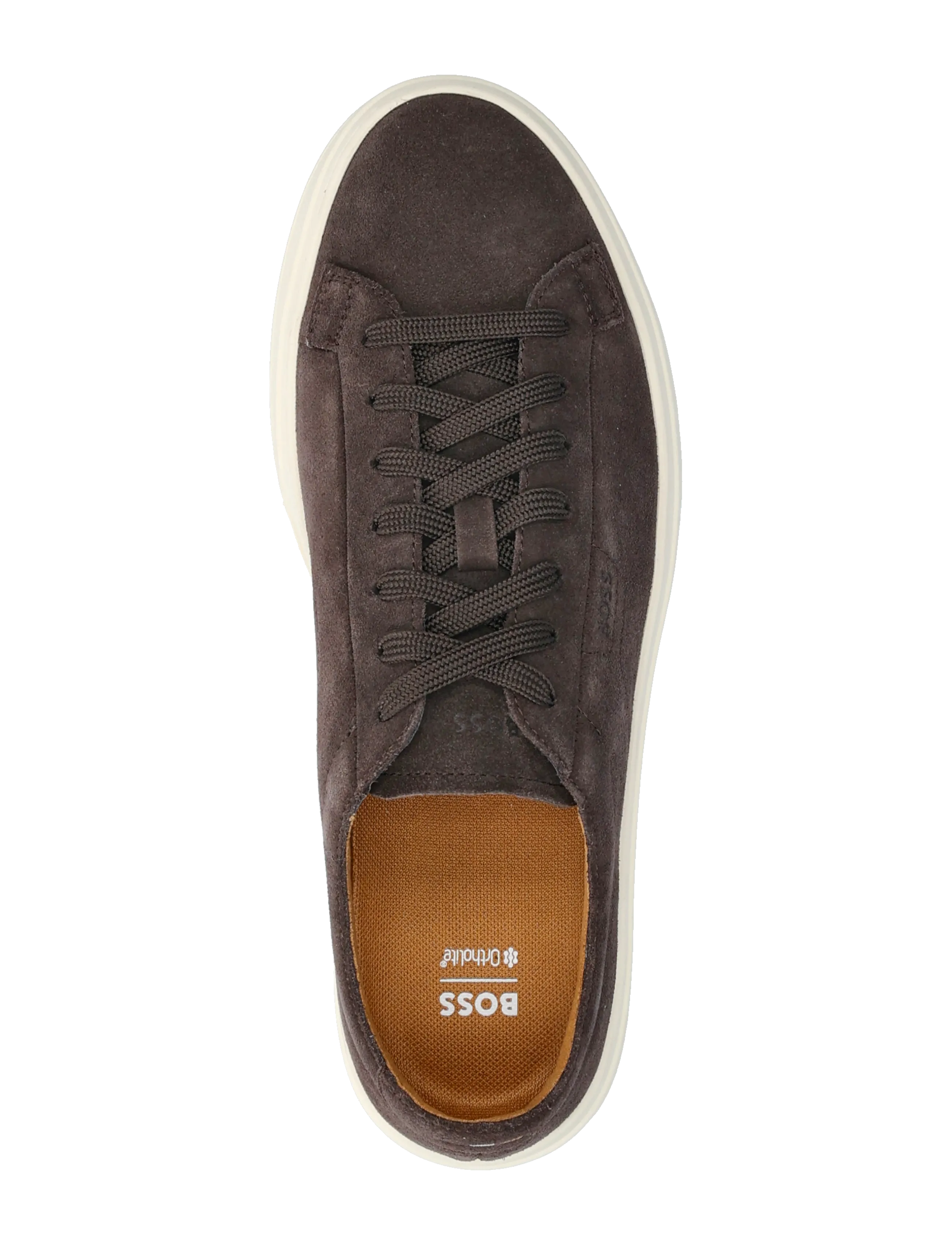 BOSS - Kieran_Tenn_wcsd - låga sneakers - dark brown - 3