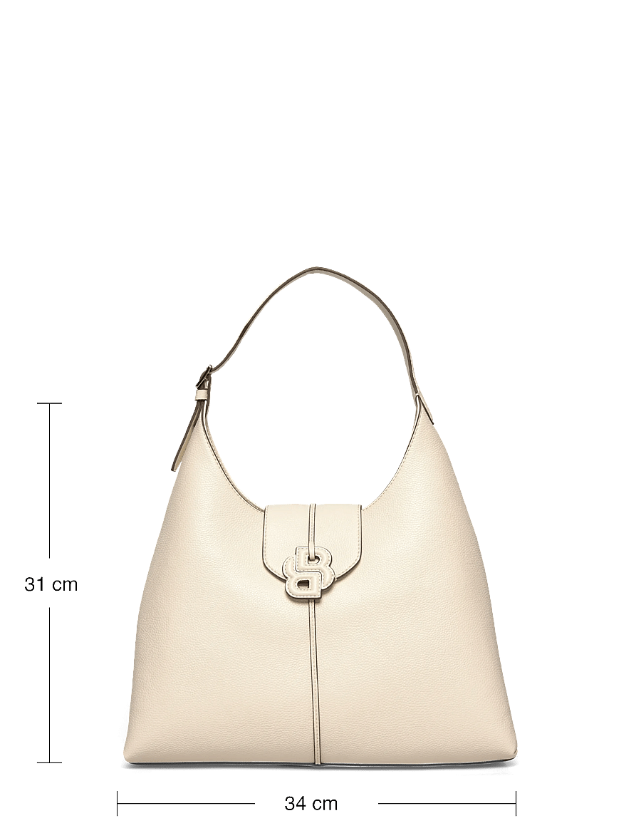 BOSS - Anett New Big Hobo - håndtasker - open white - 3
