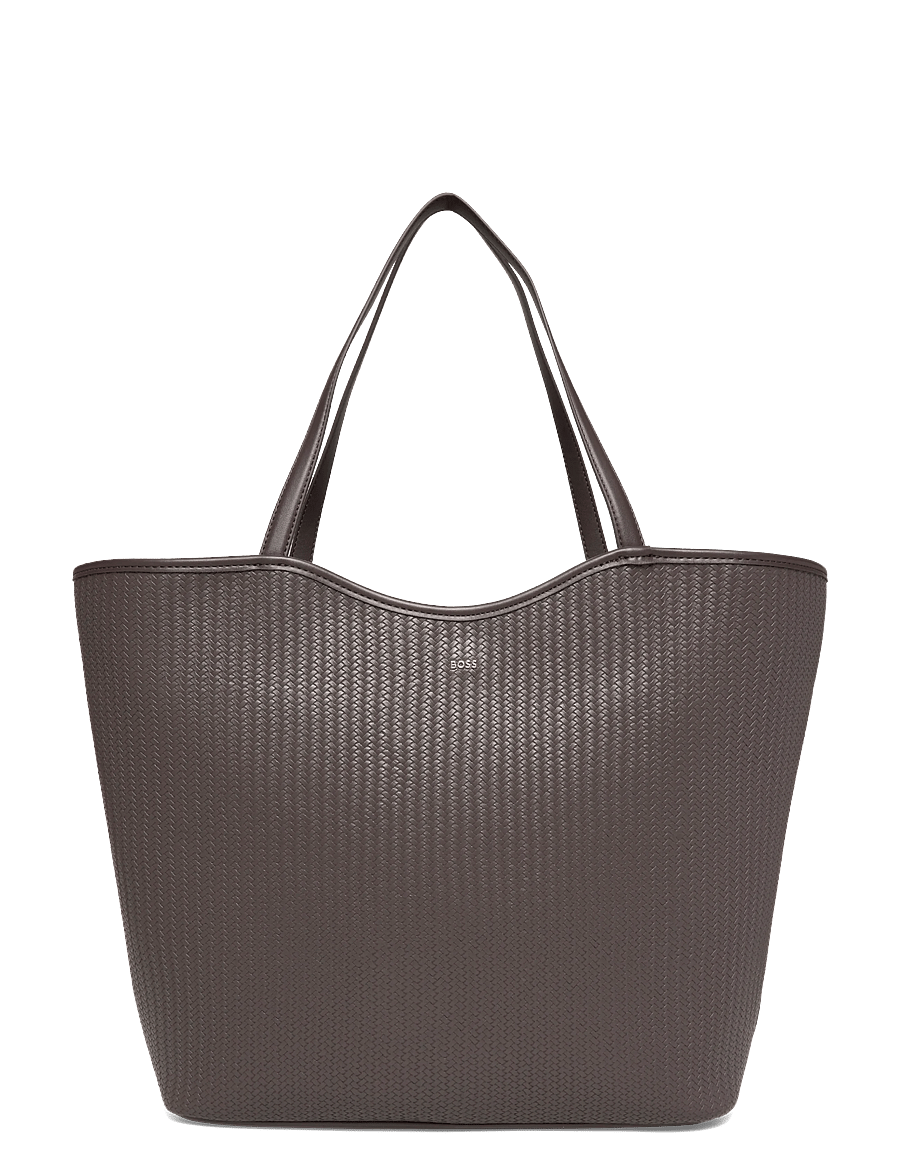 BOSS - Anett New BIG Tote W - shopper töskur - dark brown - 1
