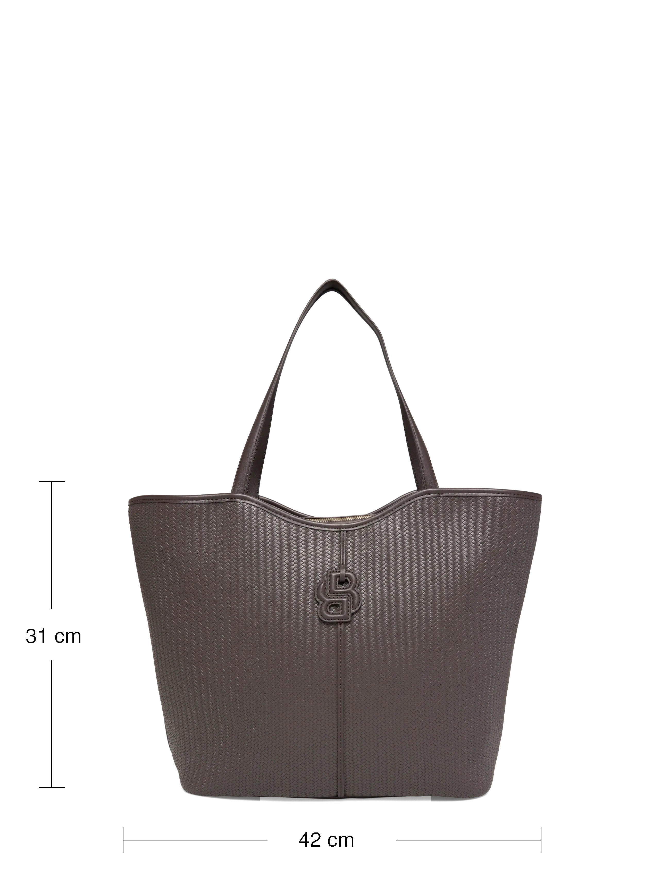 BOSS - Anett New BIG Tote W - shoppere - dark brown - 3