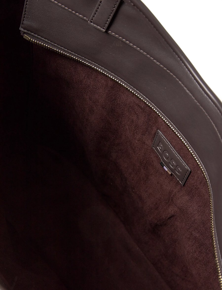 BOSS - Anett New BIG Tote W - shopper töskur - dark brown - 5