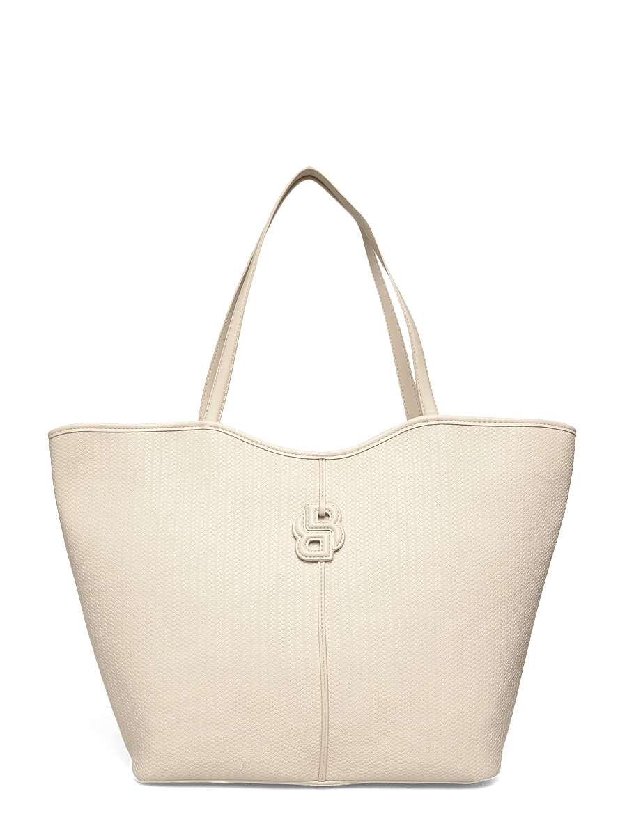 BOSS - Anett New BIG Tote W - shoppingväskor - open white - 0