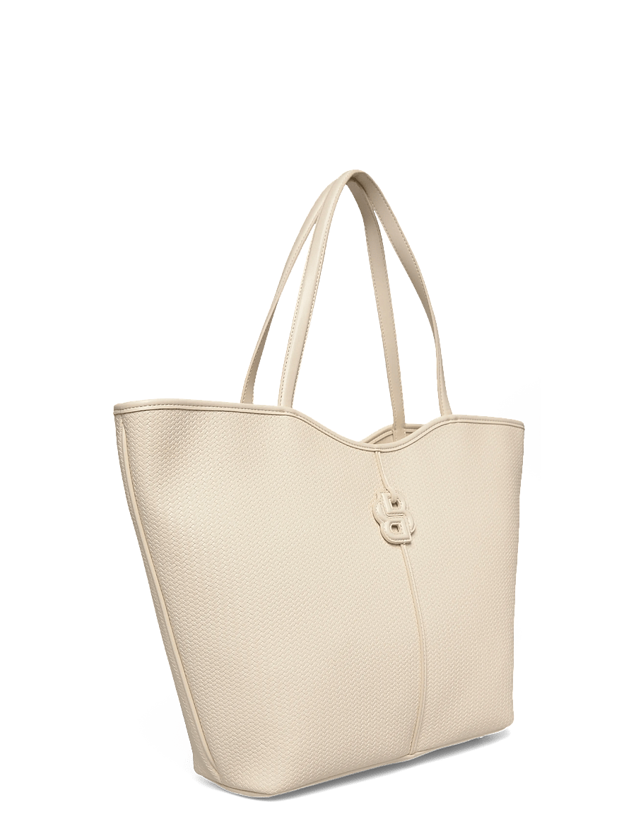 BOSS - Anett New BIG Tote W - shoppingväskor - open white - 2