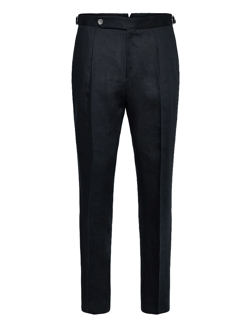 BOSS - H-Perino-PL-DTL-262 - linen trousers - dark blue - 0