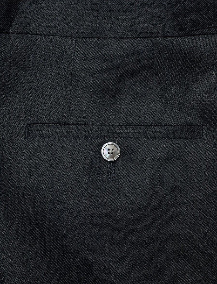 BOSS - H-Perino-PL-DTL-262 - leinenhosen - dark blue - 4