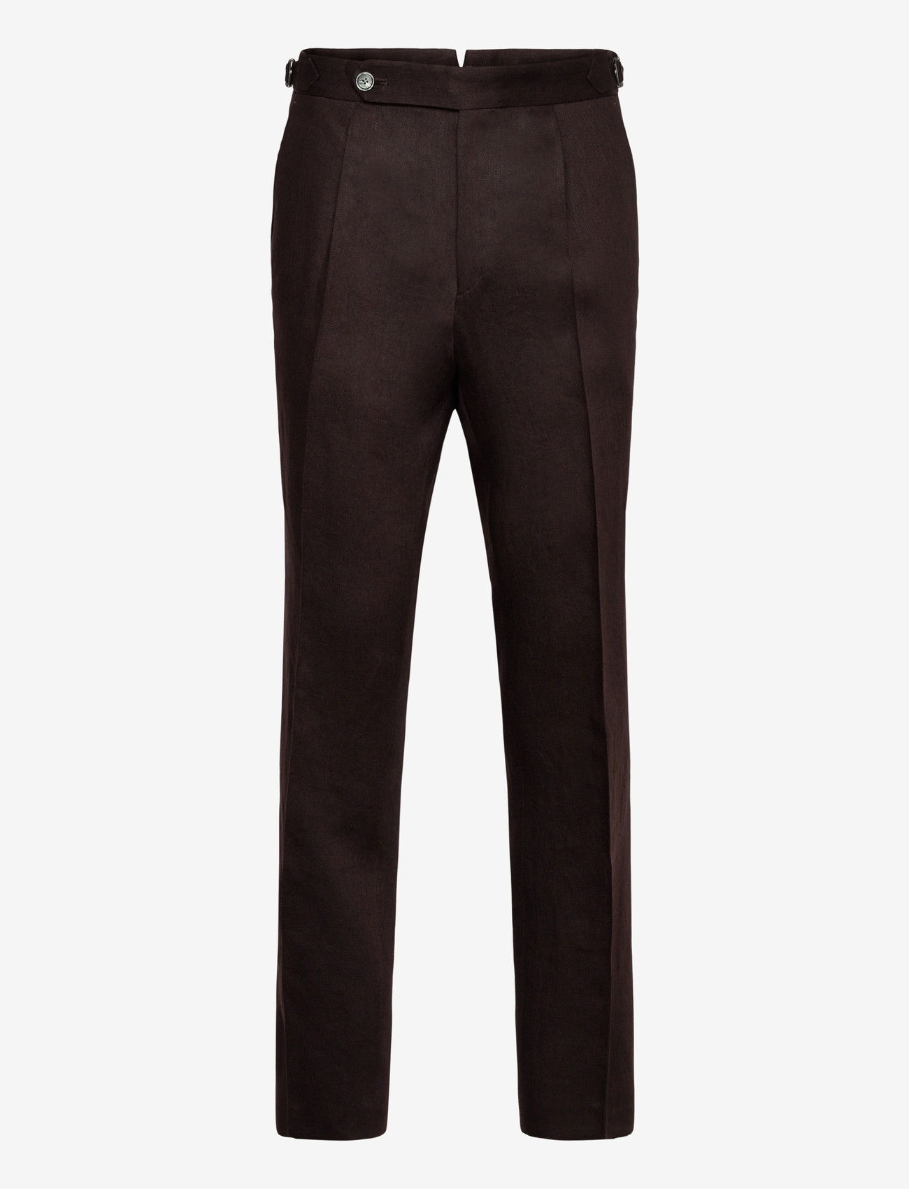 BOSS - H-Perino-PL-DTL-262 - linnebyxor - dark brown - 0