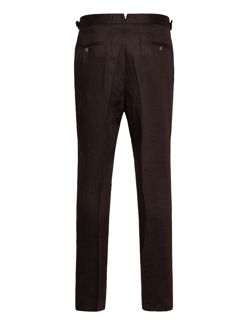 BOSS - H-Perino-PL-DTL-262 - linnebyxor - dark brown - 1