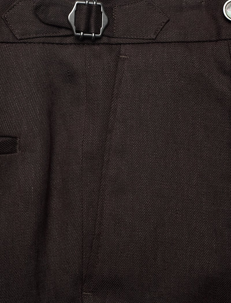 BOSS - H-Perino-PL-DTL-262 - linnebyxor - dark brown - 2