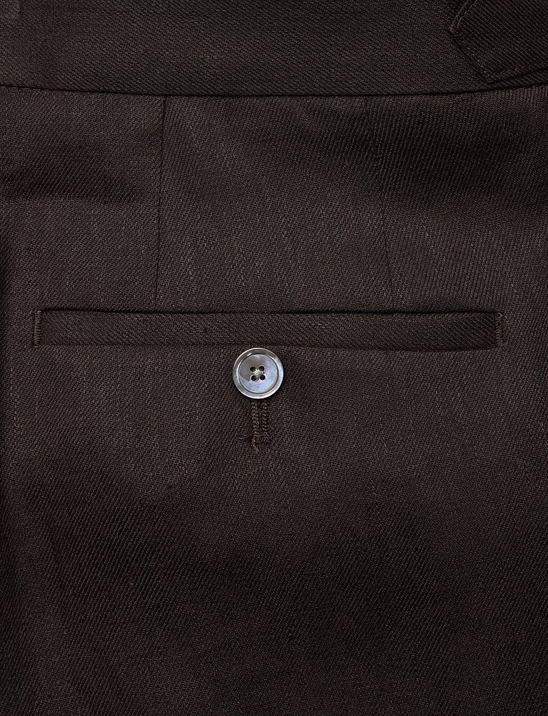 BOSS - H-Perino-PL-DTL-262 - linnebyxor - dark brown - 4