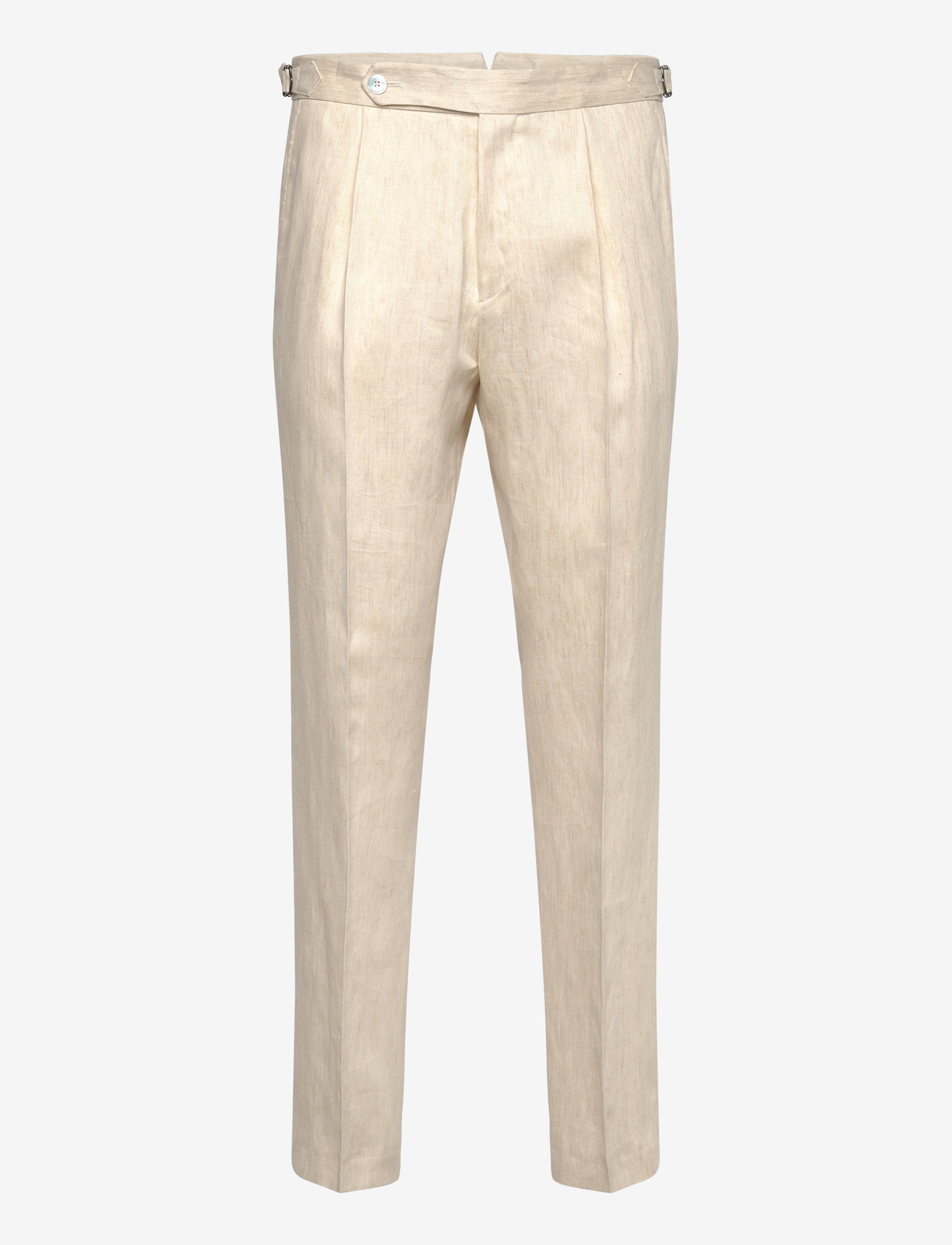 BOSS - H-Perino-PL-DTL-262 - leinenhosen - open beige - 0