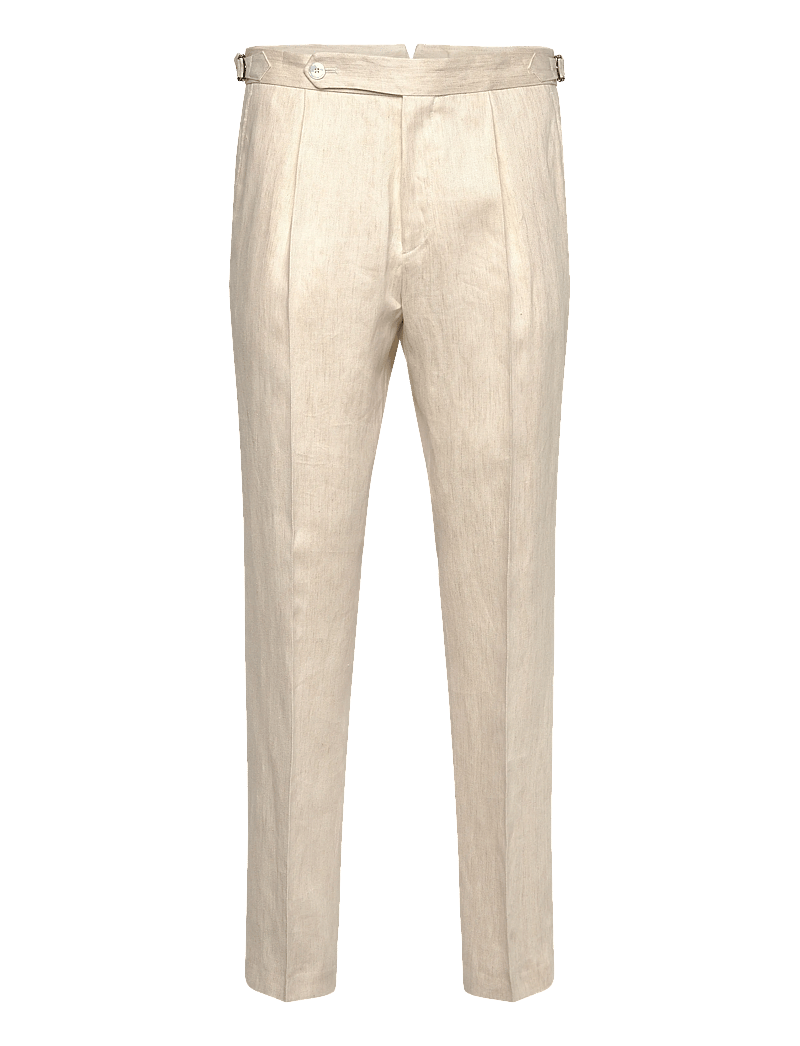 BOSS - H-Perino-PL-DTL-262 - leinenhosen - open beige - 0