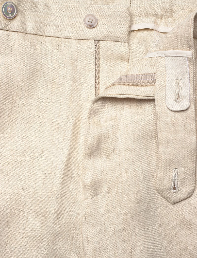 BOSS - H-Perino-PL-DTL-262 - leinenhosen - open beige - 3