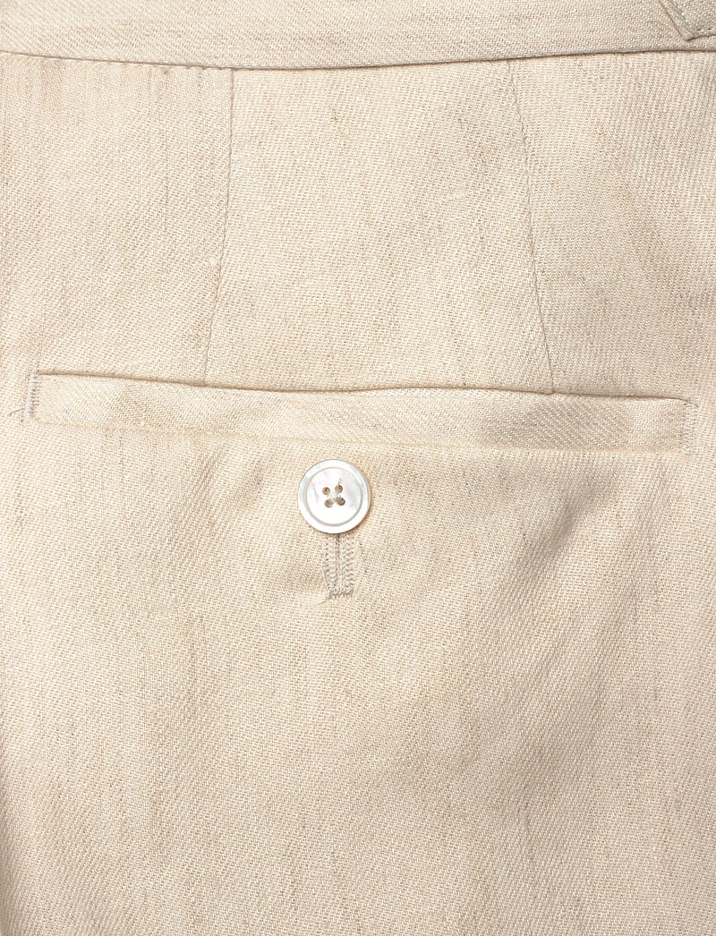 BOSS - H-Perino-PL-DTL-262 - leinenhosen - open beige - 4