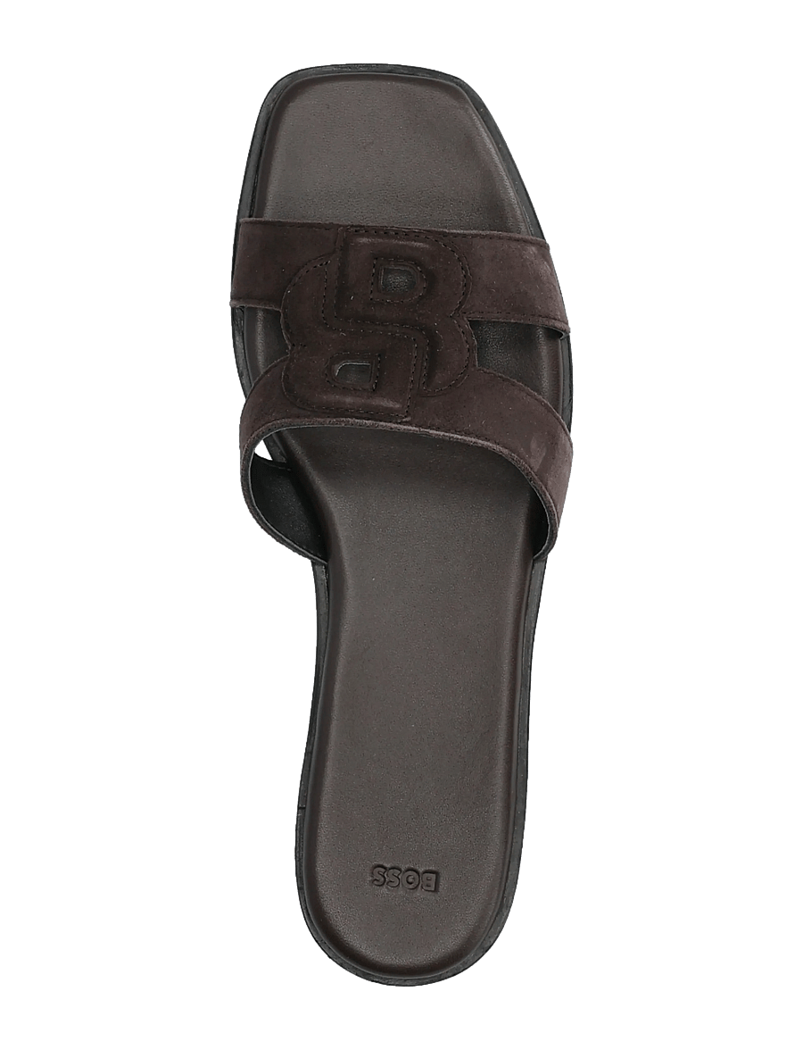 BOSS - Charlize_SaMu10_SBHF - flade sandaler - dark brown - 3