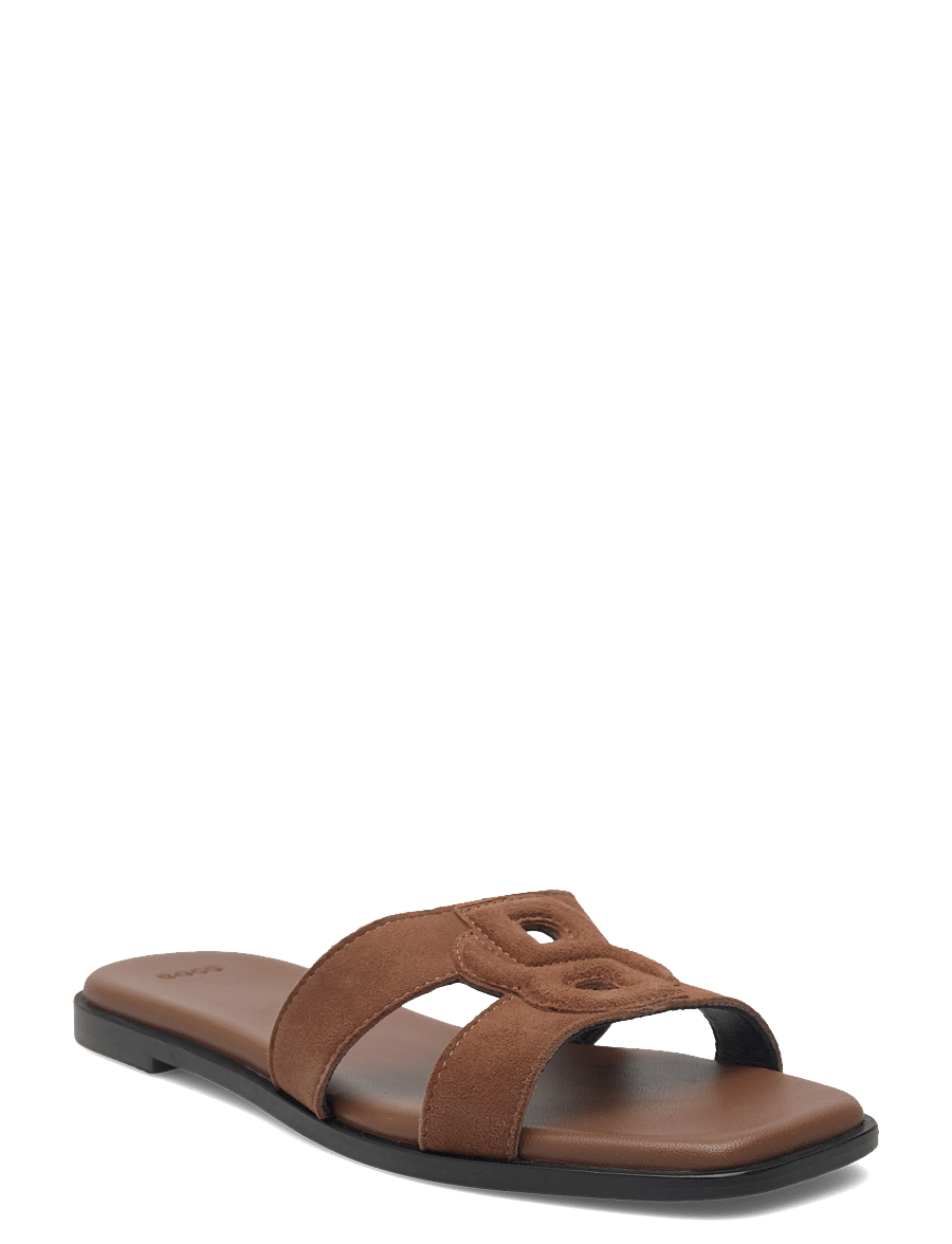 BOSS - Charlize_SaMu10_SBHF - flat sandals - medium brown - 0