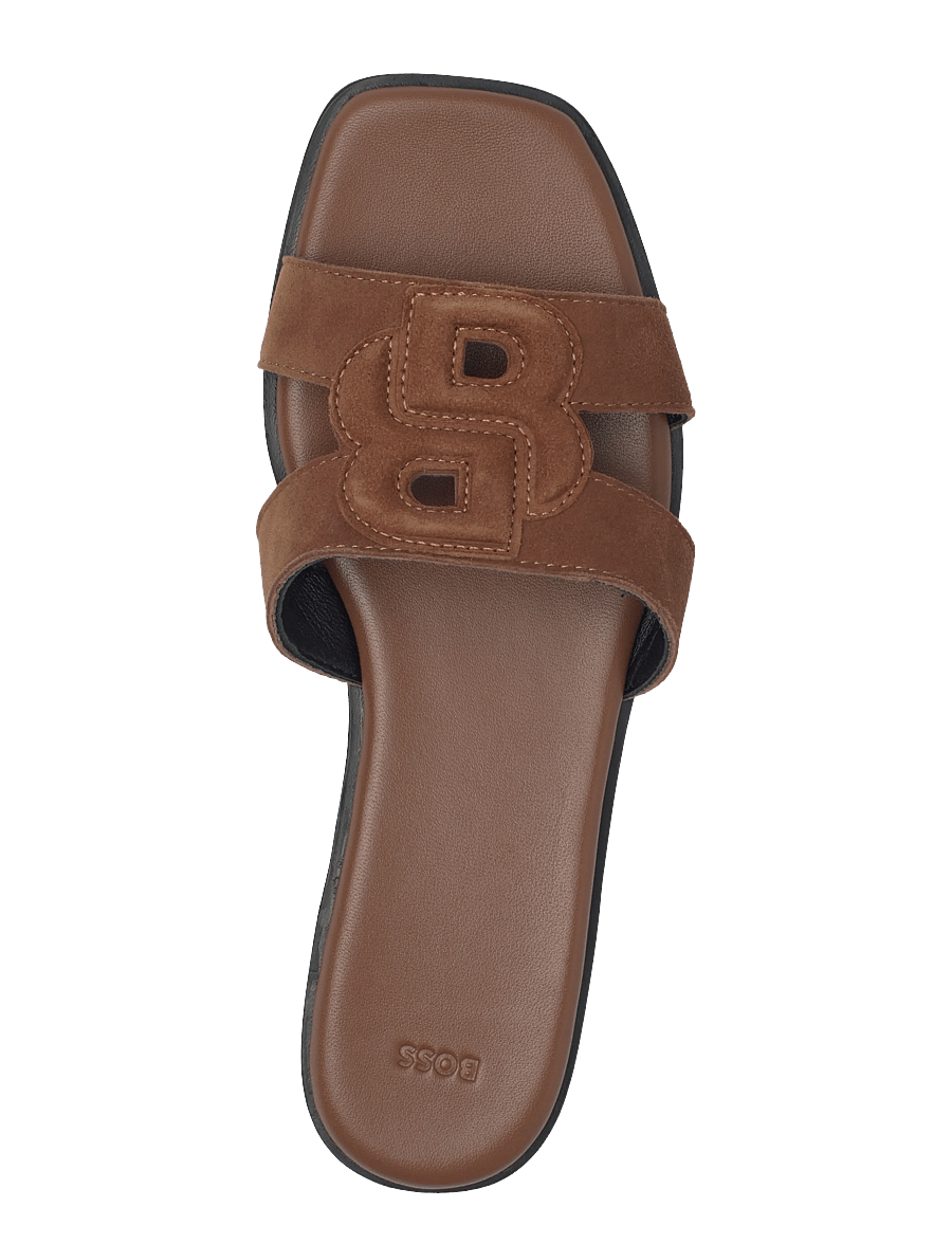 BOSS - Charlize_SaMu10_SBHF - flat sandals - medium brown - 3
