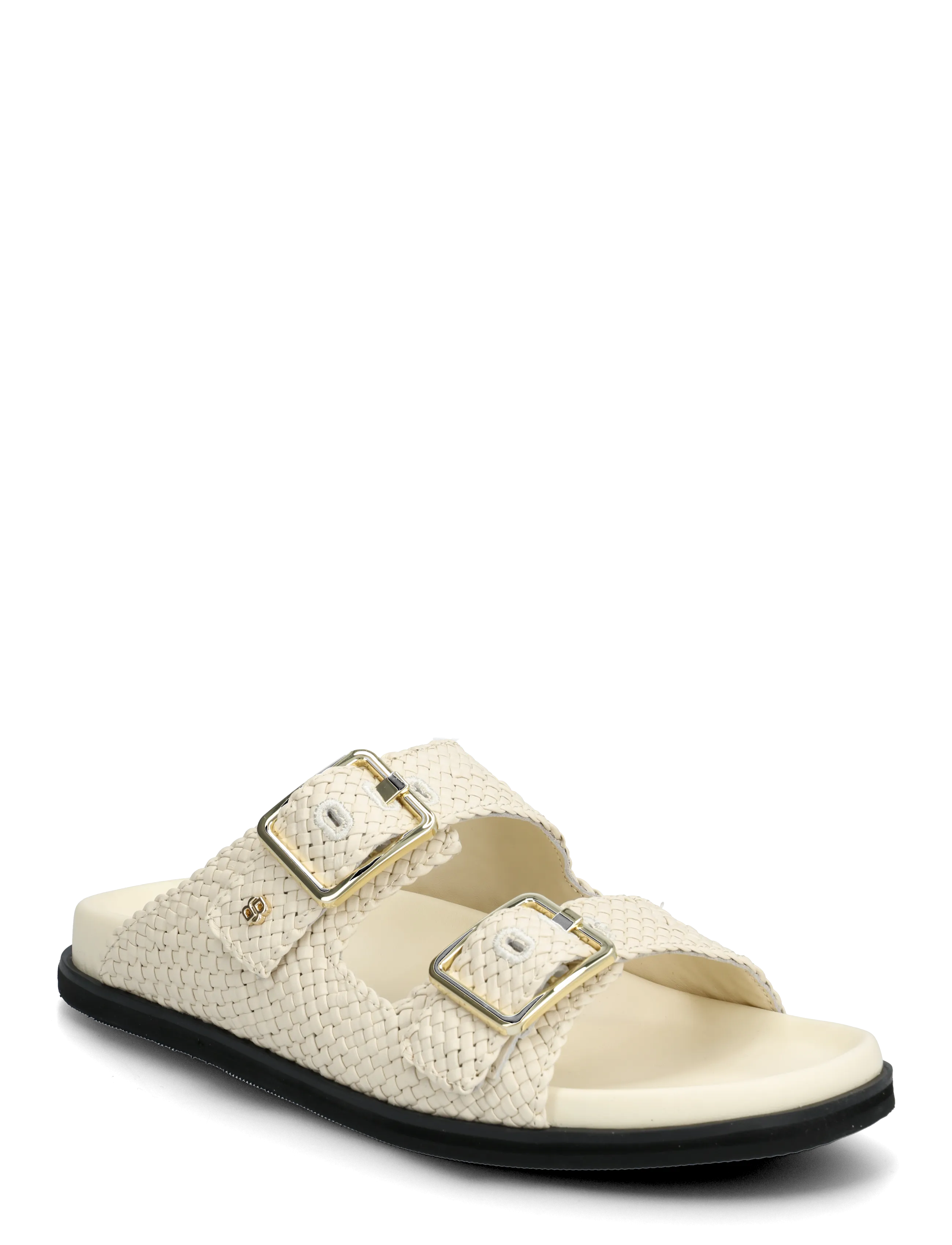 BOSS Freyah_Slide_WVL - Schuhe - OPEN WHITE / black