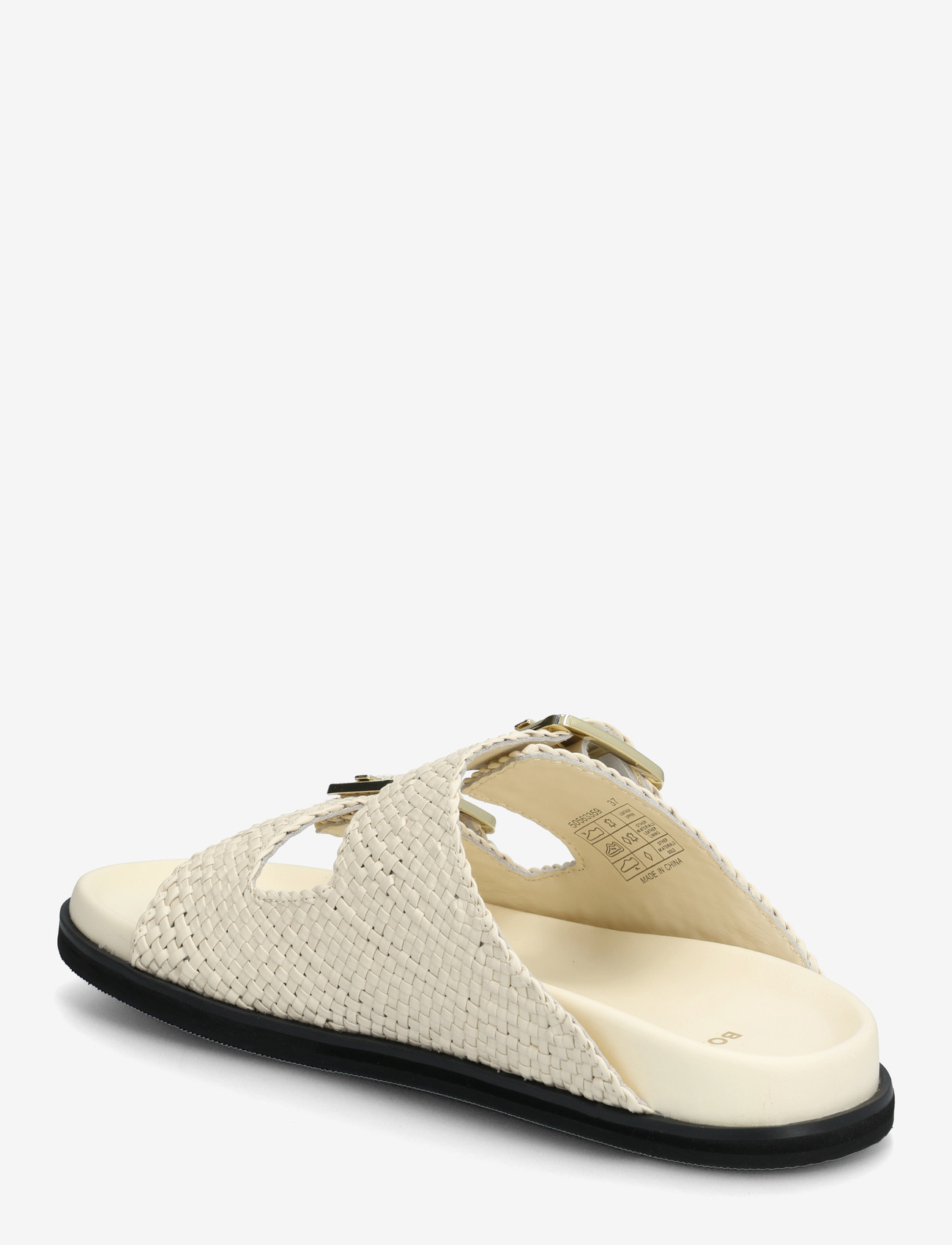 BOSS - Freyah_Slide_WVL - flat sandals - open white - 2