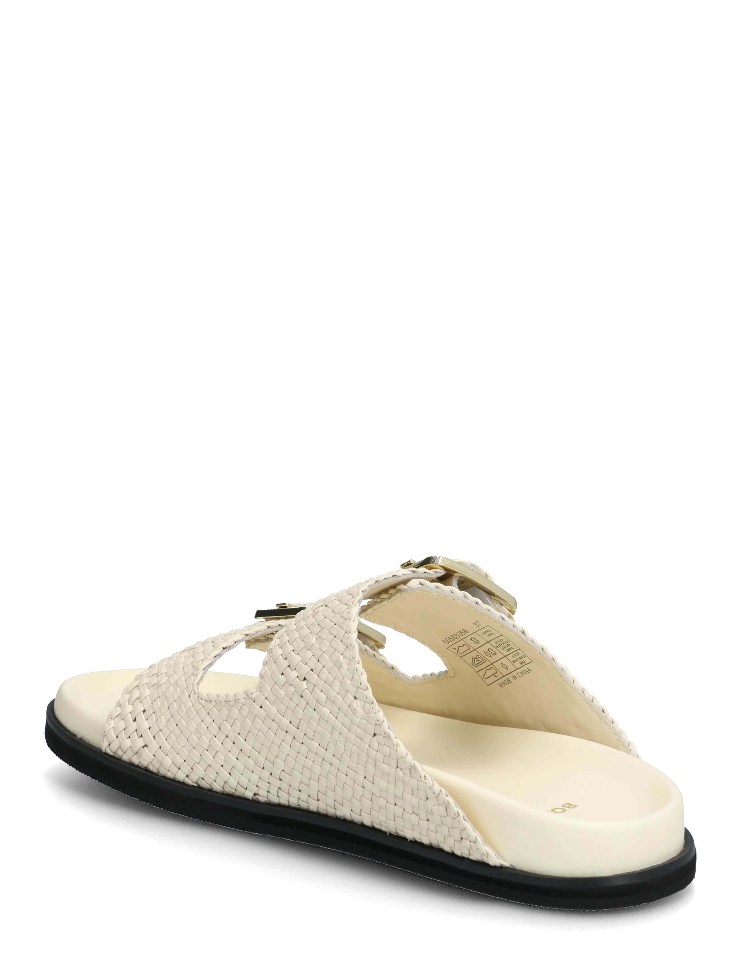 BOSS - Freyah_Slide_WVL - flache sandalen - open white - 2