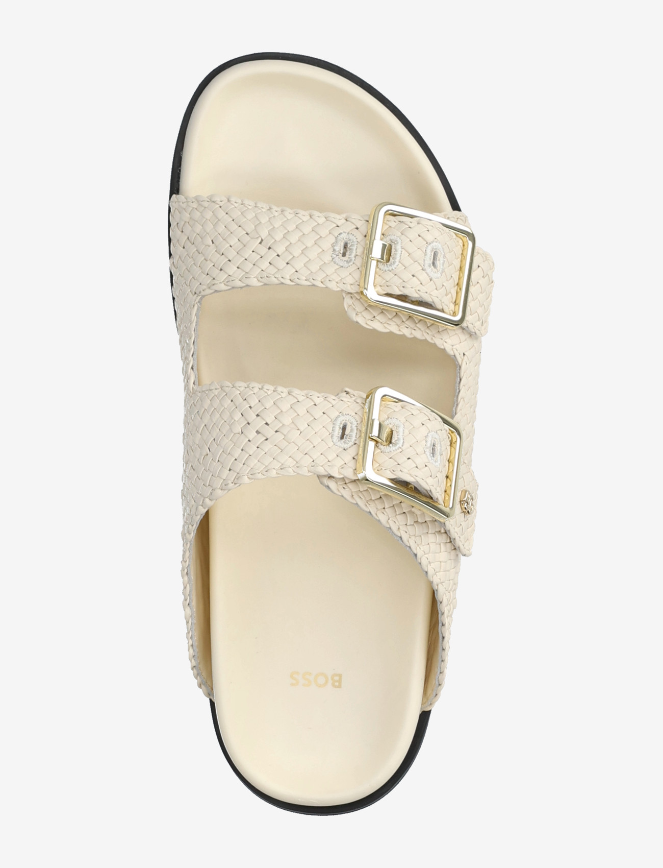 BOSS - Freyah_Slide_WVL - flat sandals - open white - 3