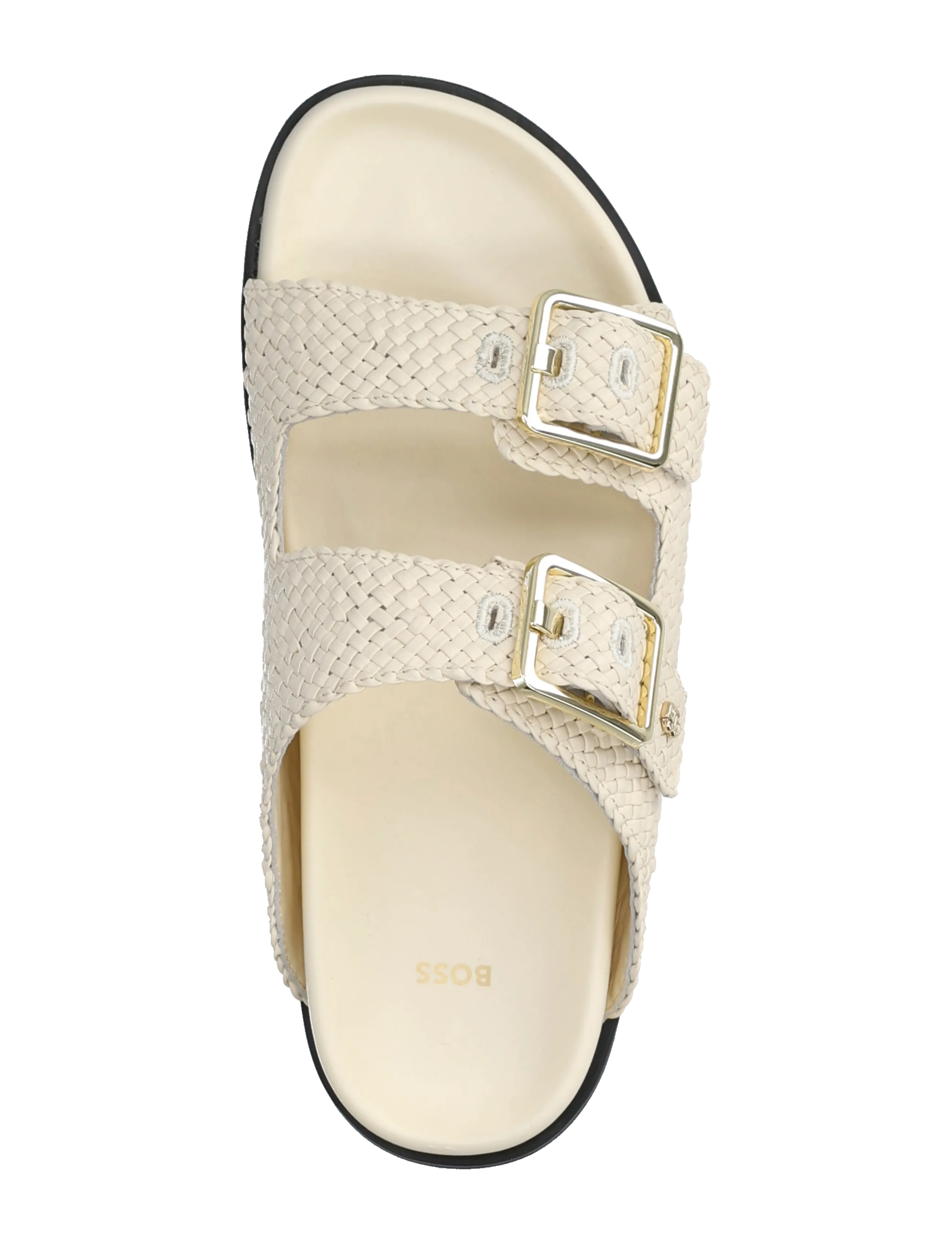 BOSS - Freyah_Slide_WVL - flache sandalen - open white - 3