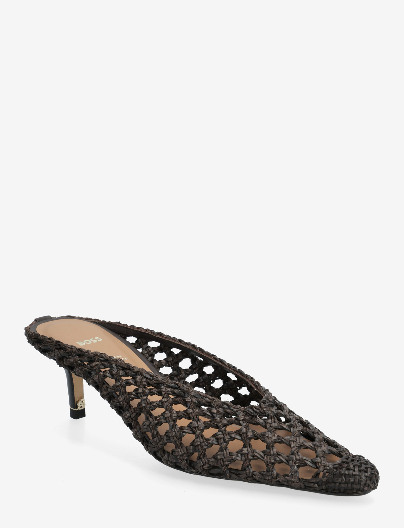 BOSS - Charlize_Mule50_OWV - pantoletten mit absätzen - dark brown - 0