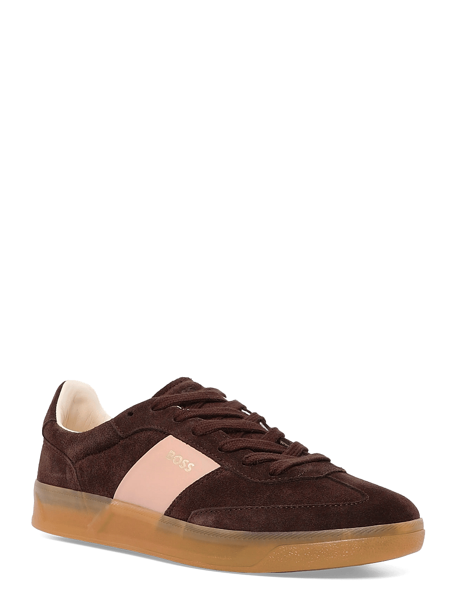 BOSS - Brenta_Tenn_sdlt - niedrige sneaker - dark brown - 0