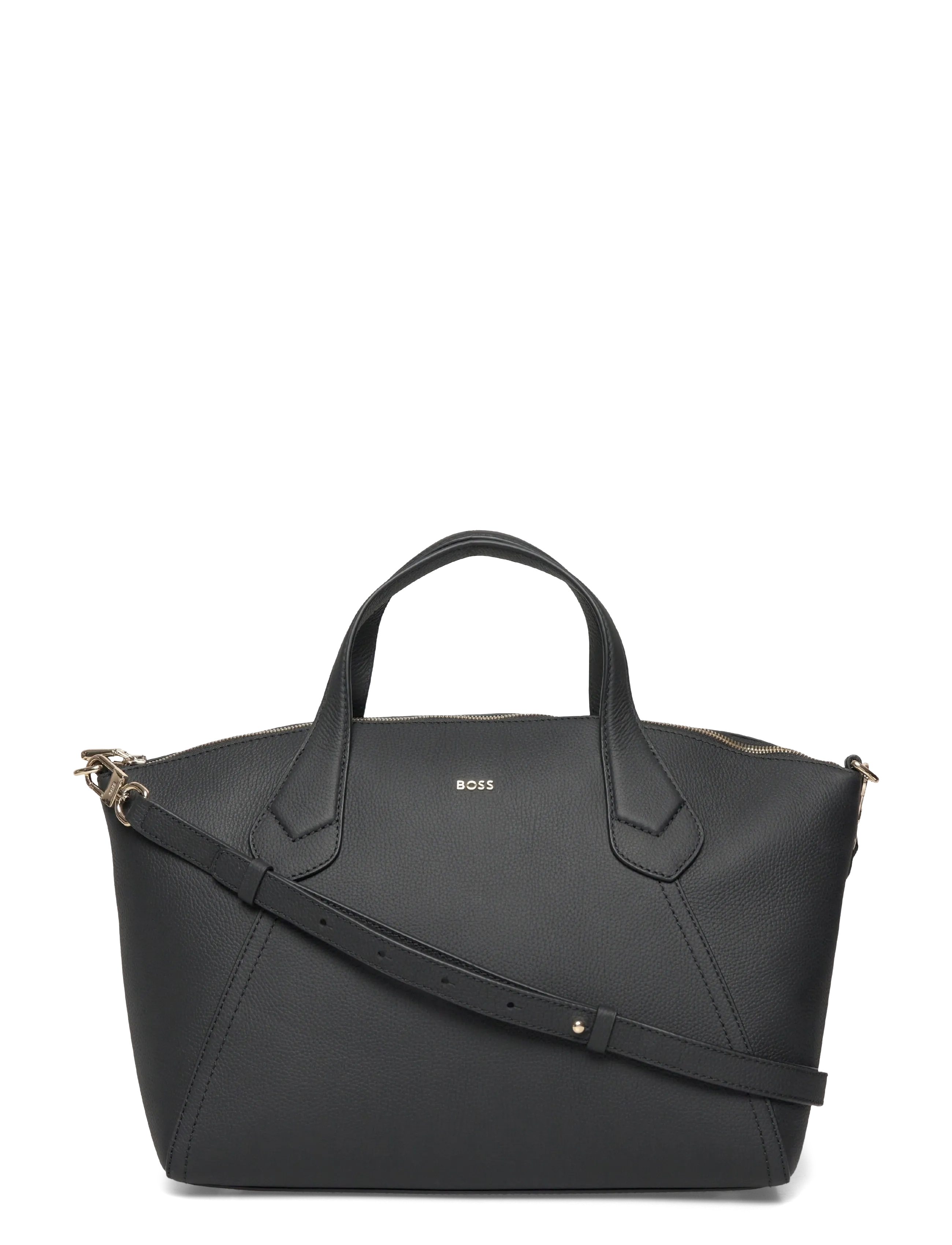 BOSS Lenah Zip Tote M - Taschen - BLACK / black