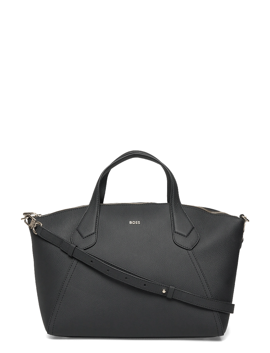 BOSS - Lenah Zip Tote M - tote bags - black - 0