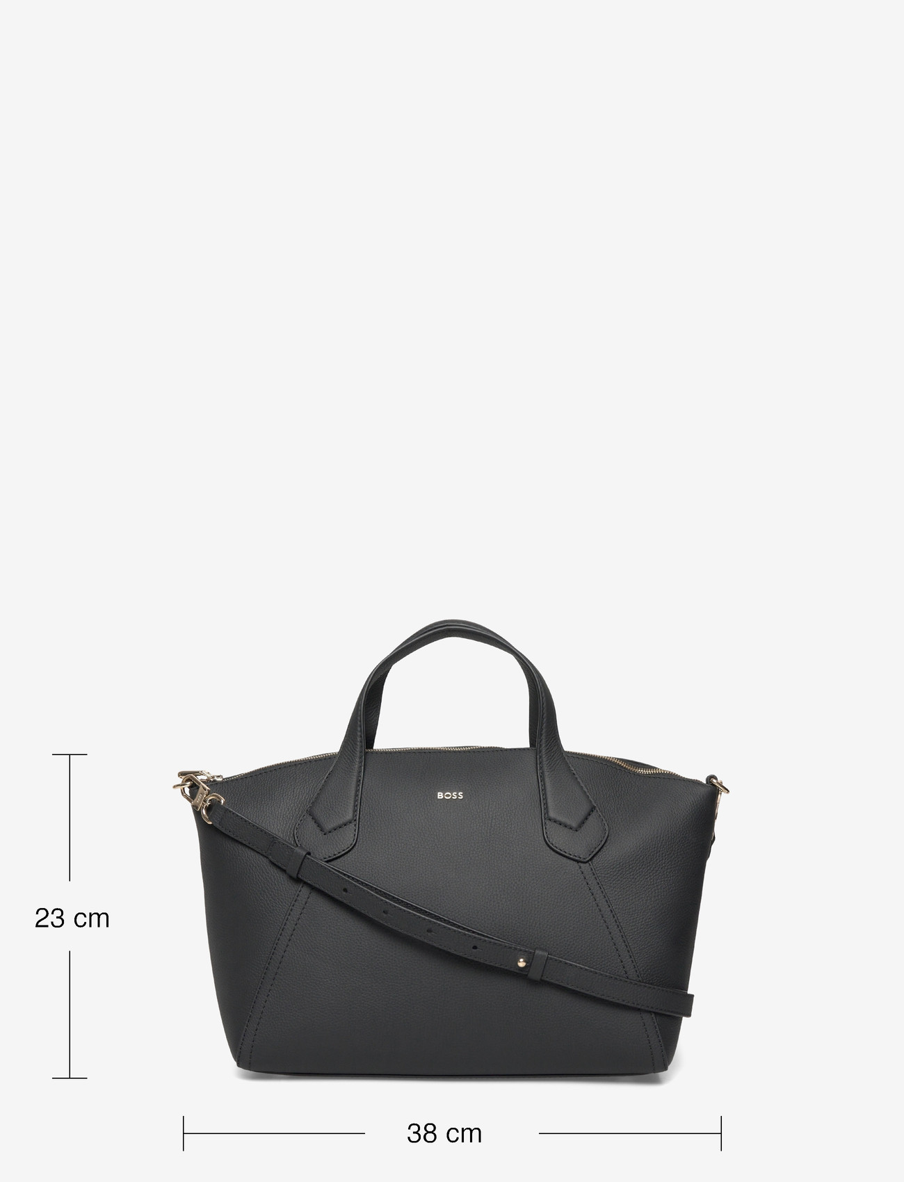 BOSS - Lenah Zip Tote M - tote bags - black - 3