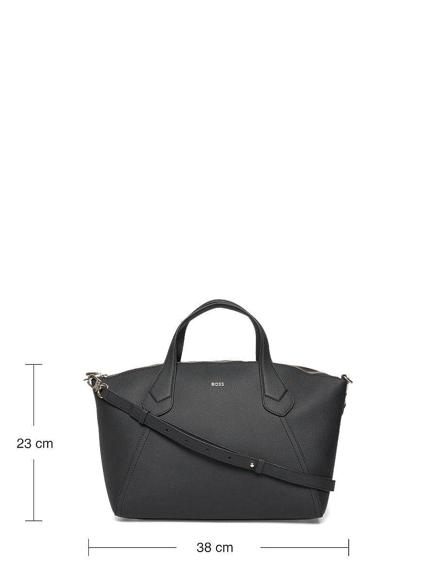 BOSS - Lenah Zip Tote M - tote bags - black - 3