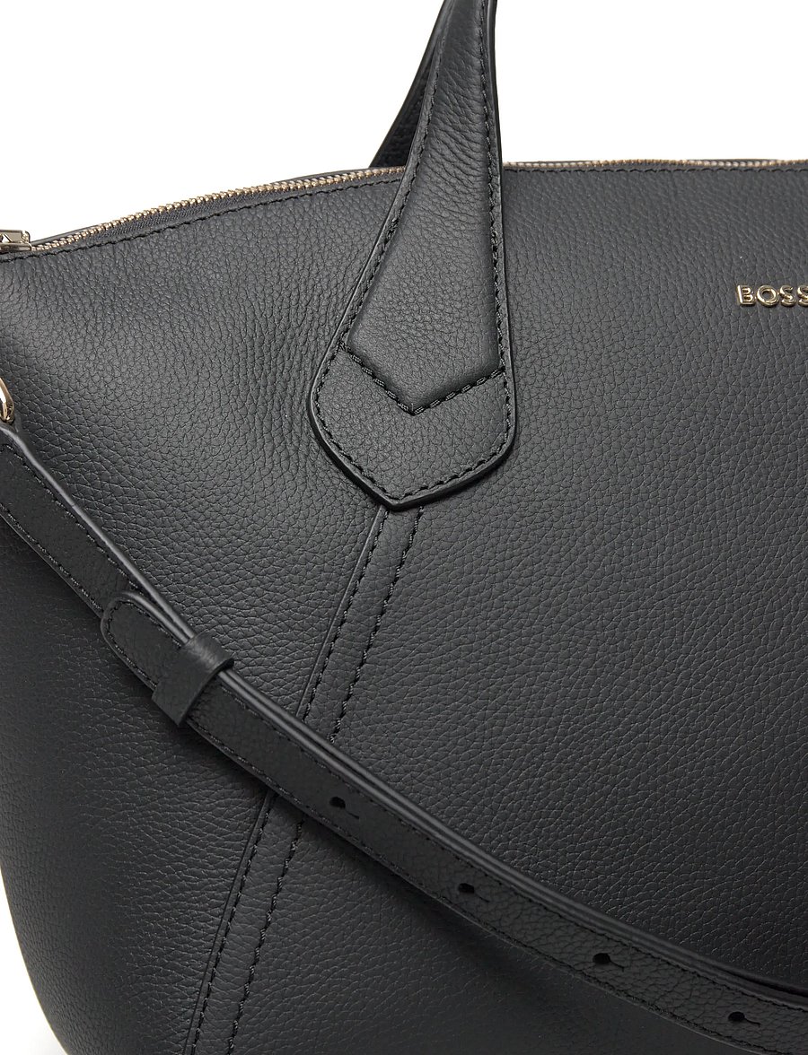 BOSS - Lenah Zip Tote M - tote bags - black - 4