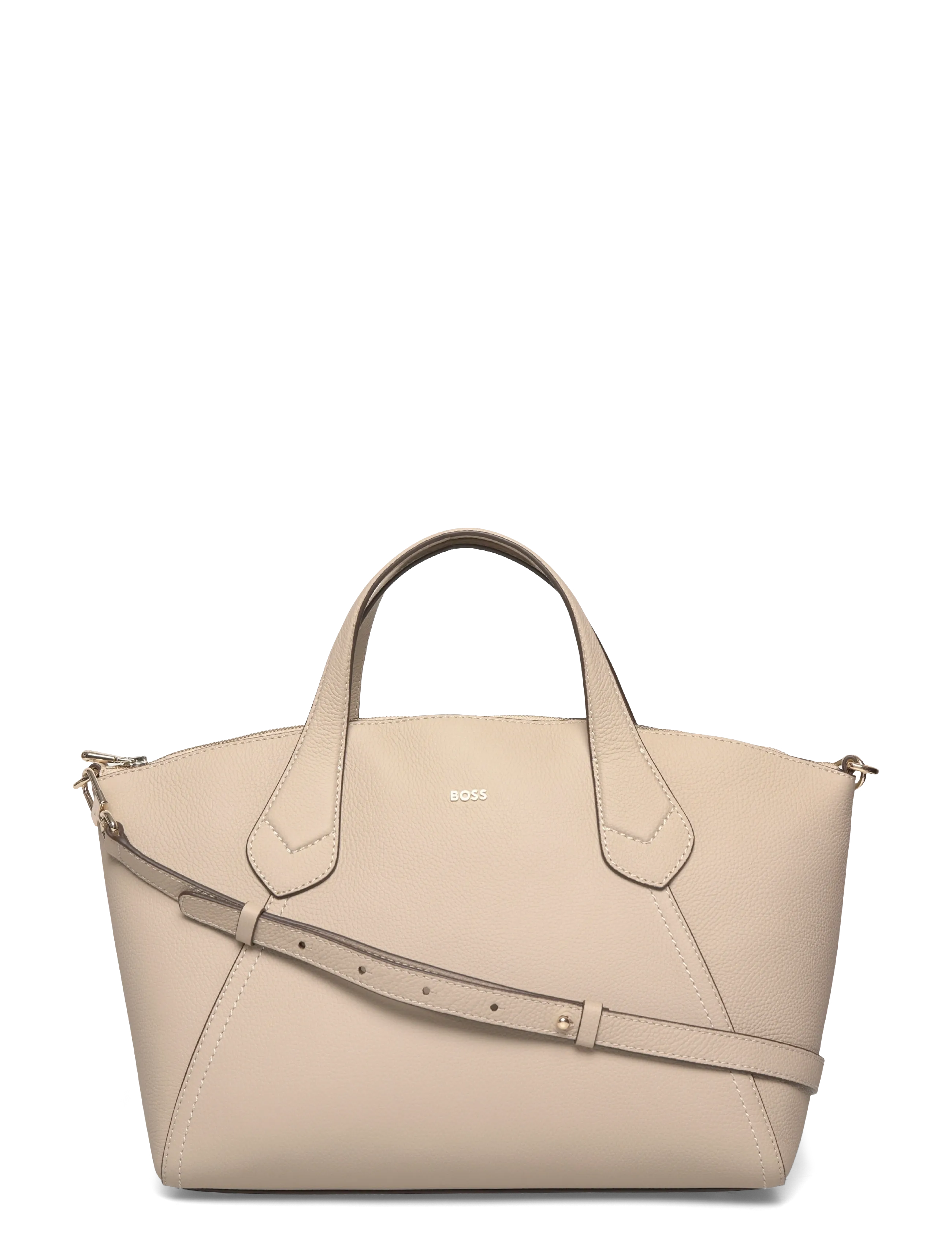 BOSS Lenah Zip Tote M - BOSS - LIGHT BEIGE / beige