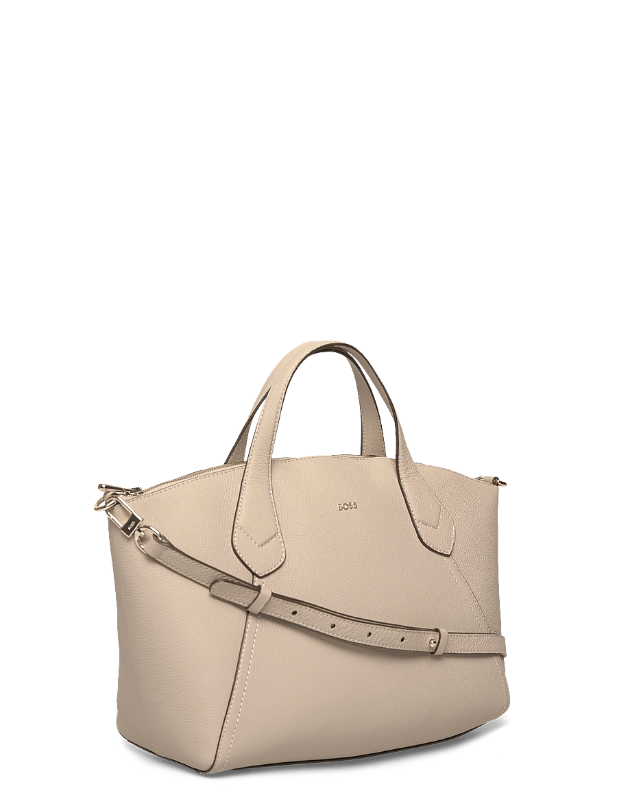 BOSS - Lenah Zip Tote M - kandekotid - light beige - 2