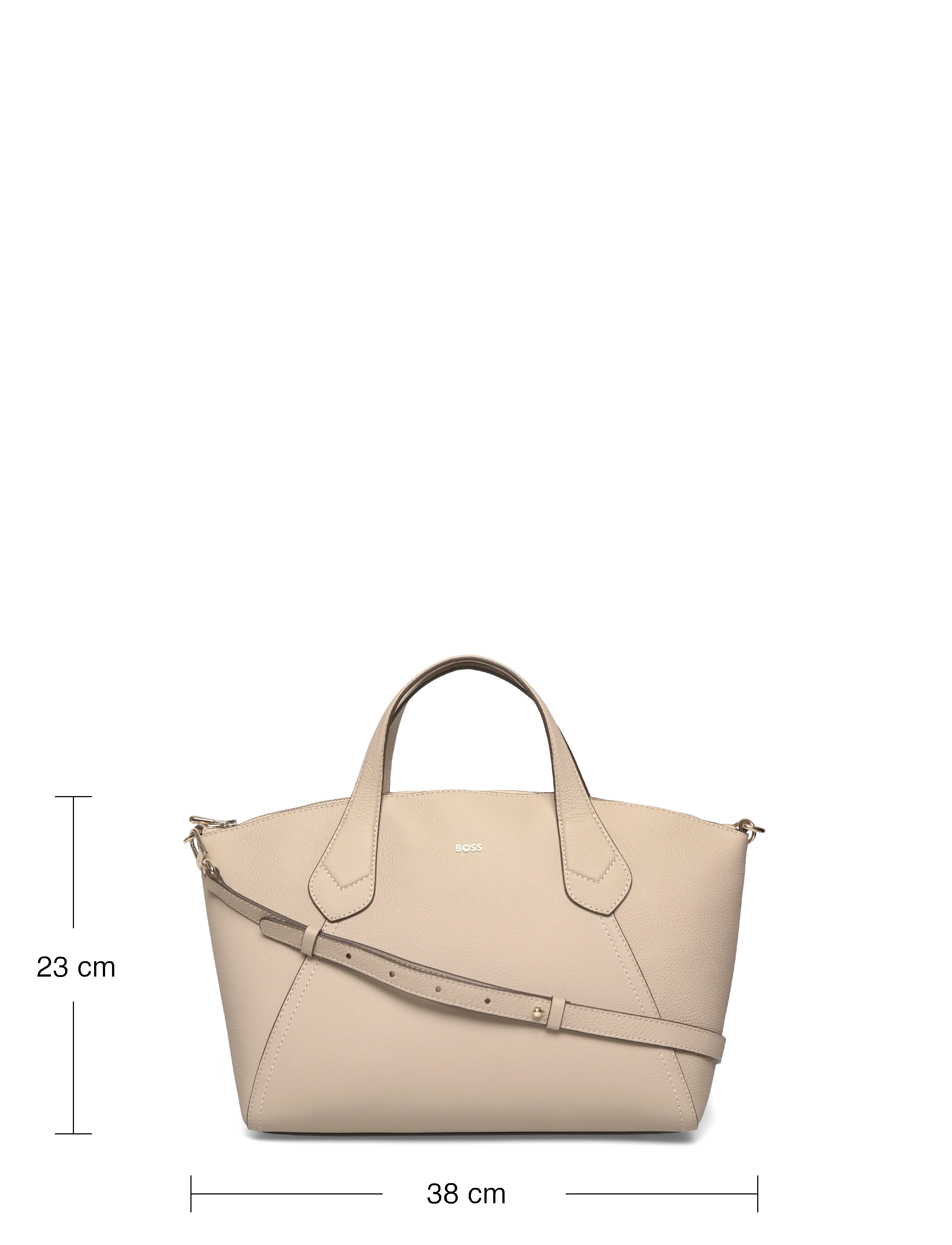 BOSS - Lenah Zip Tote M - totes - light beige - 3