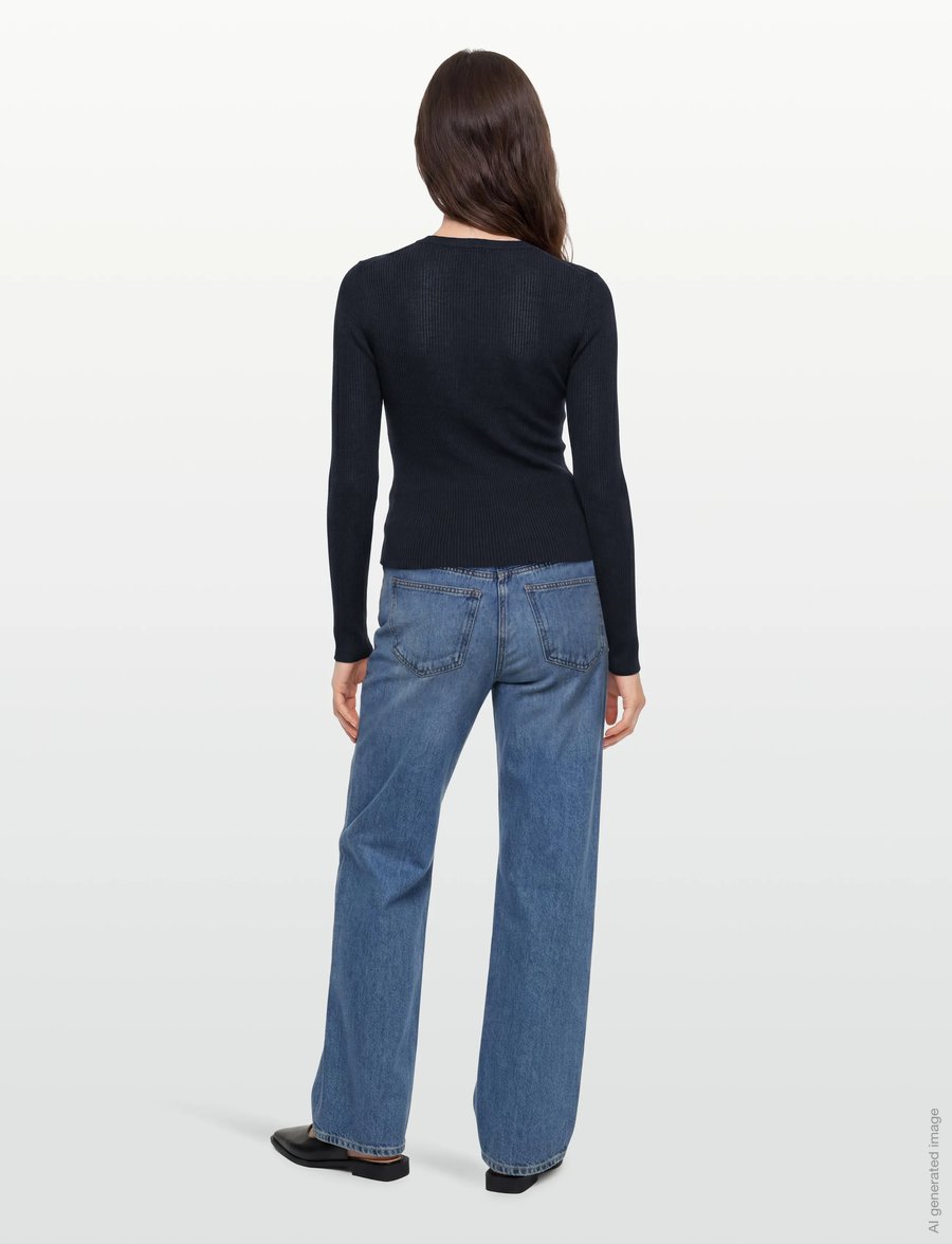 BOSS - Feliconia - stickade tröjor - dark blue - 4