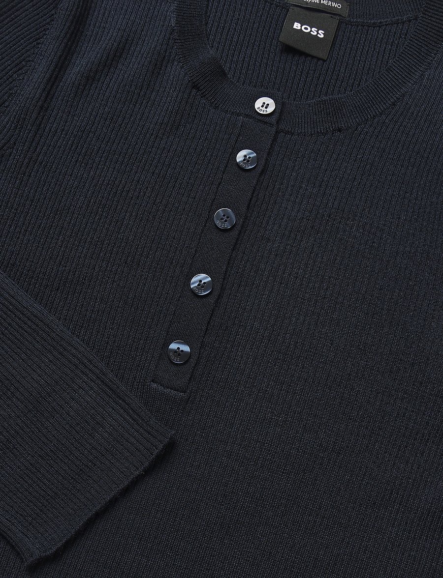 BOSS - Feliconia - stickade tröjor - dark blue - 5