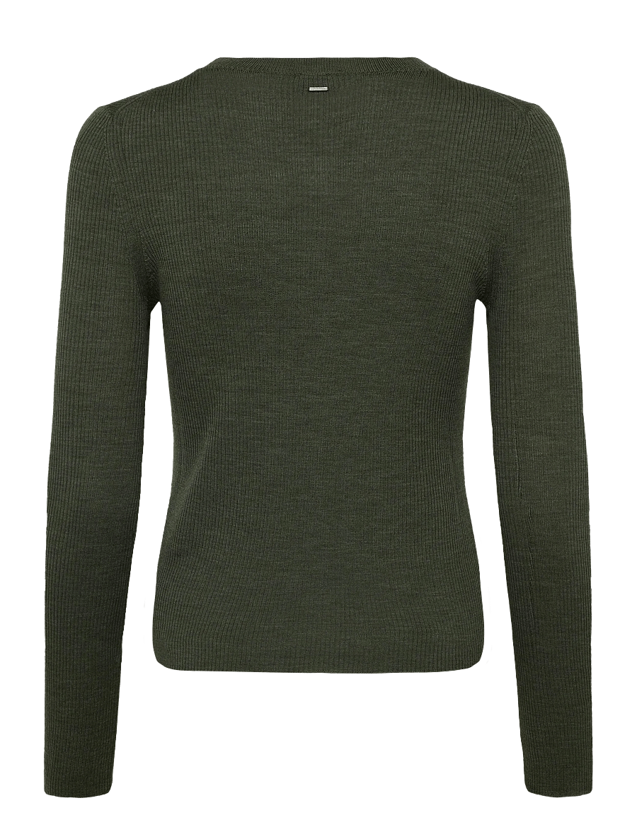 BOSS - Feliconia - stickade tröjor - dark green - 1