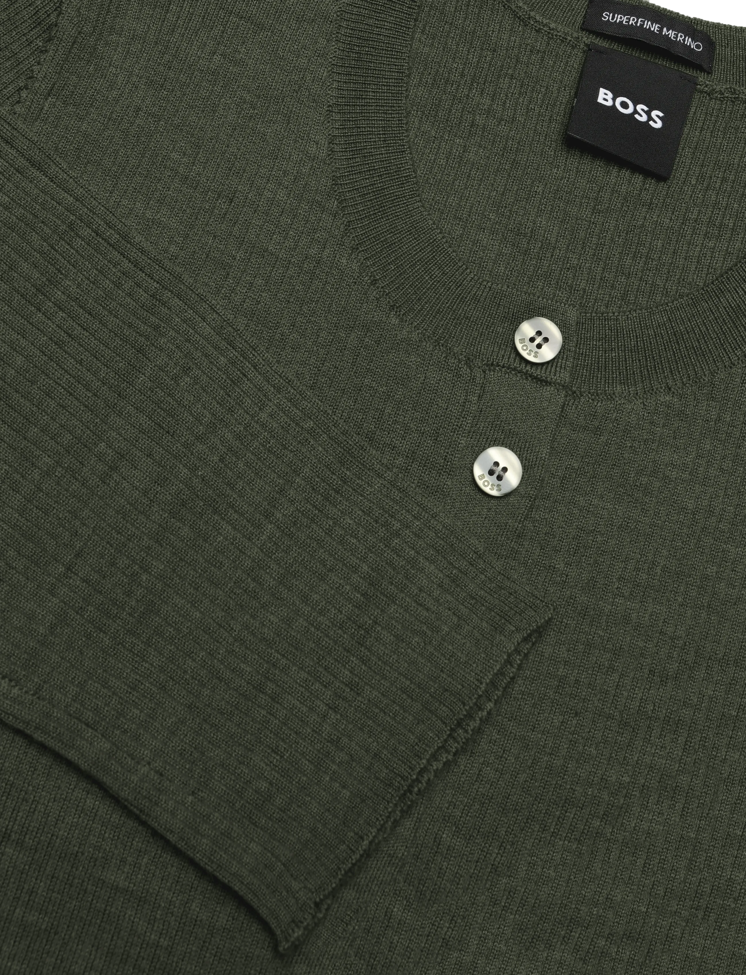 BOSS - Feliconia - stickade tröjor - dark green - 2