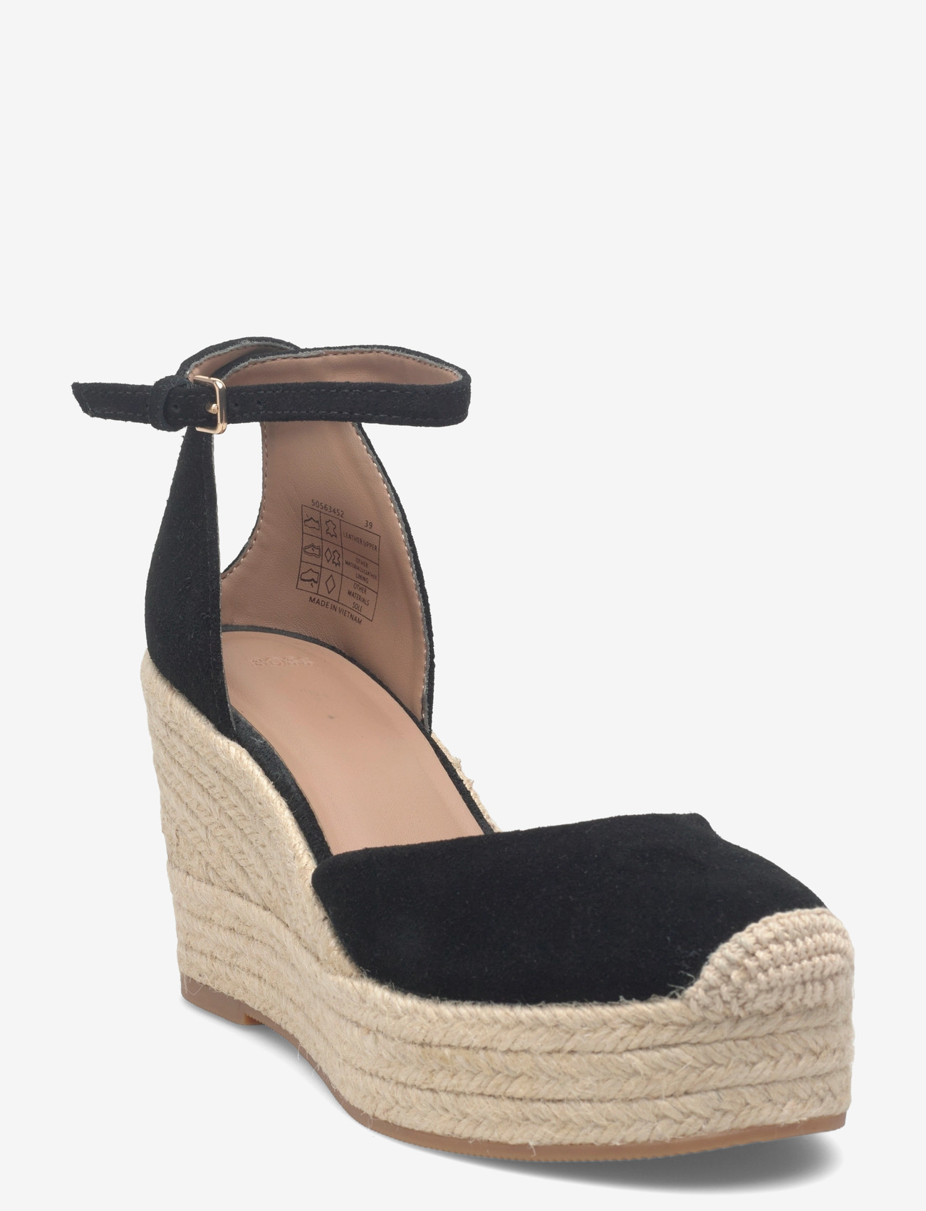 BOSS - Madeira_Sandwdg_SDB - heeled espadrilles - black - 0