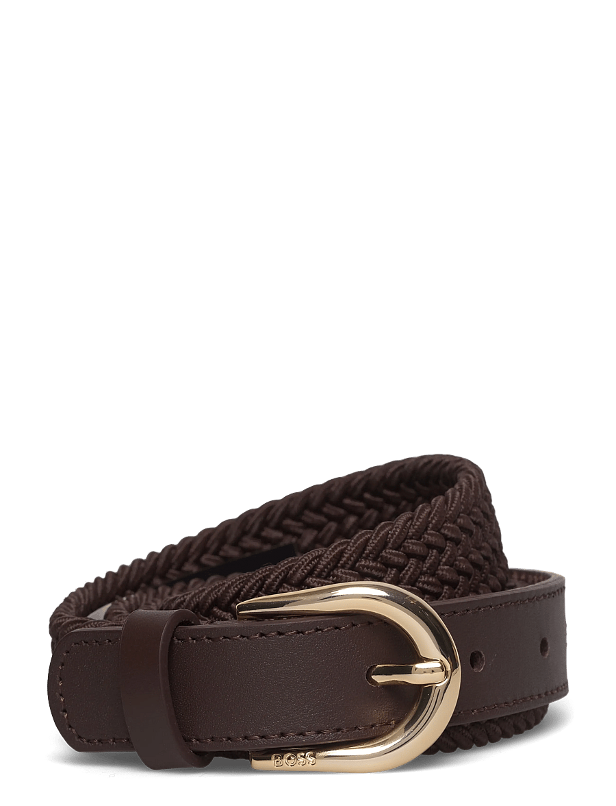 BOSS - Carol-WnE-L_Sz25 - braided belts - dark brown - 0