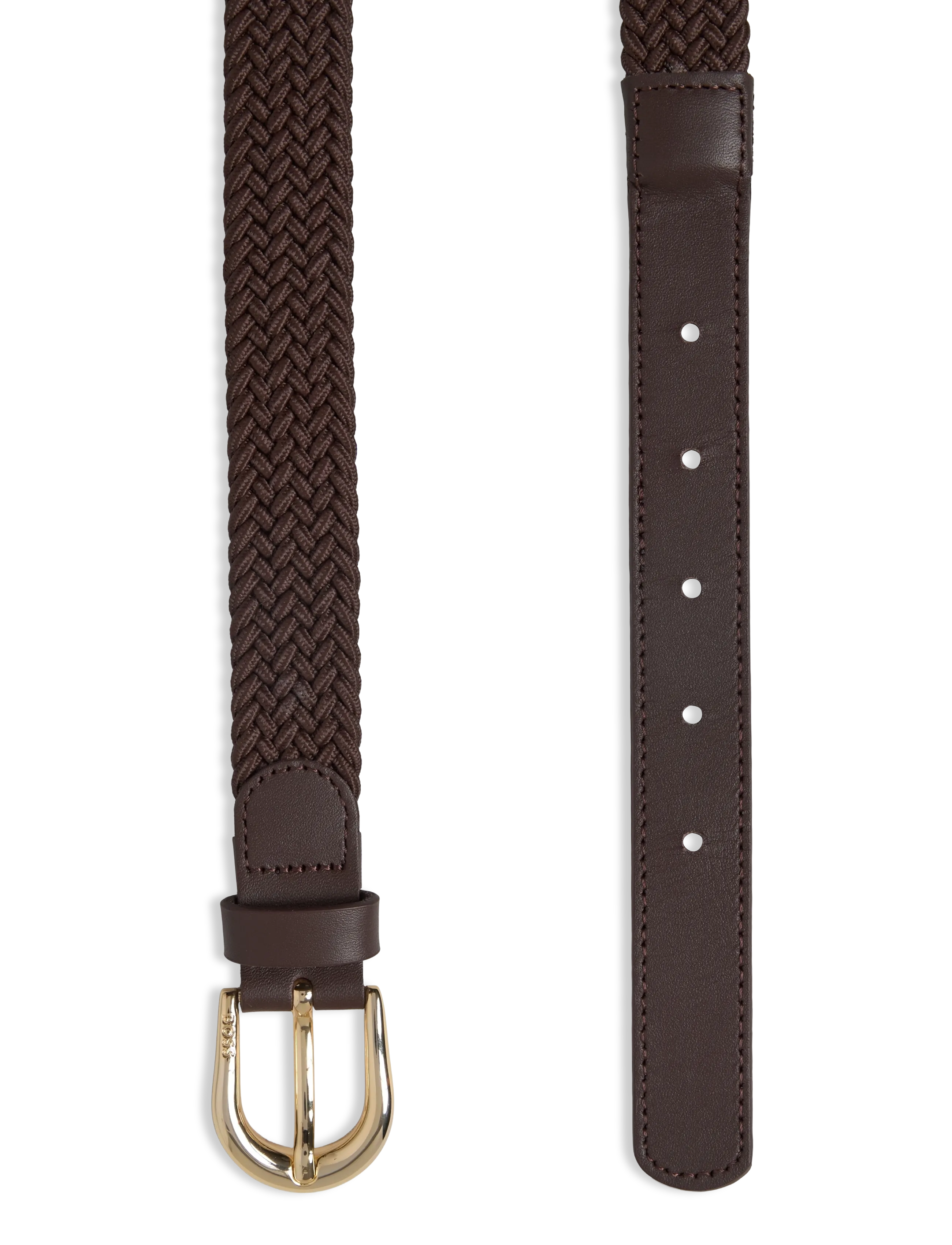 BOSS - Carol-WnE-L_Sz25 - punotut vyöt - dark brown - 1