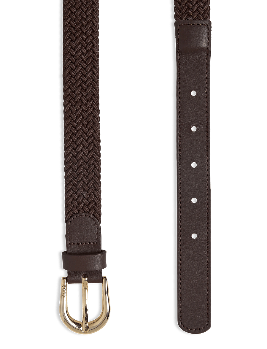BOSS - Carol-WnE-L_Sz25 - braided belts - dark brown - 1